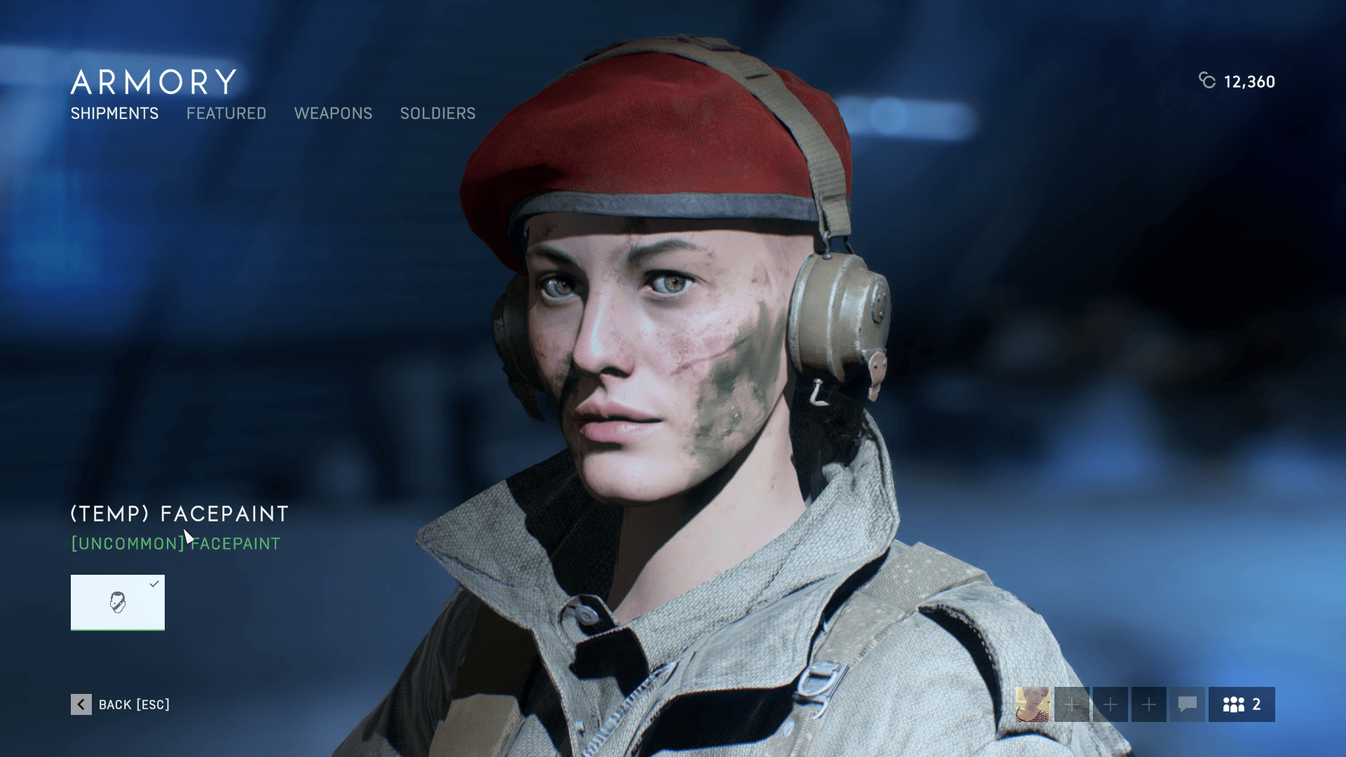 I do hope we can unlock this beret with the next update... The shipment
