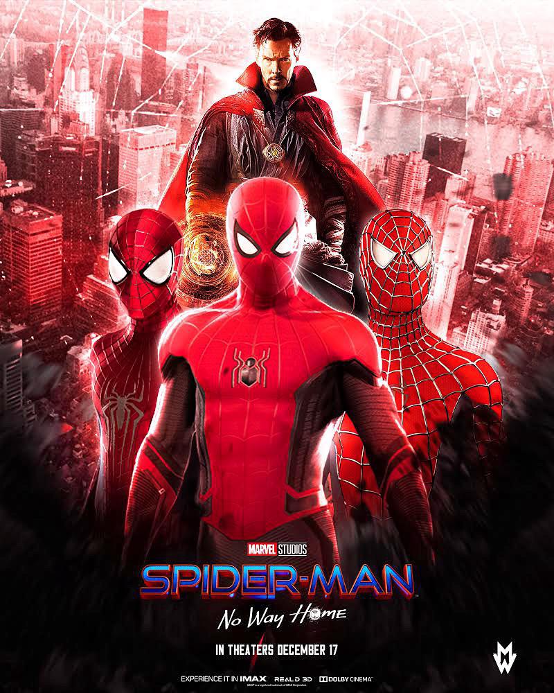 Here’s another SpiderMan No Way Home poster I made. What do y’all