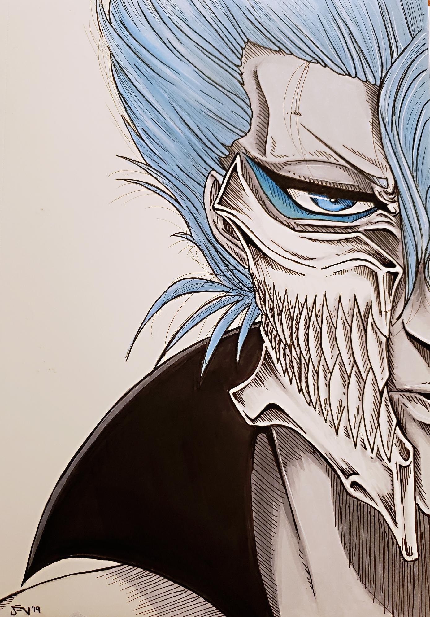Another fan art for ya Grimmjow Jaggerjack (drawn by me) r/bleach