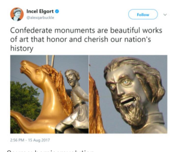 The Nathan Bedford Forrest Statue in Nashville, Tennessee r