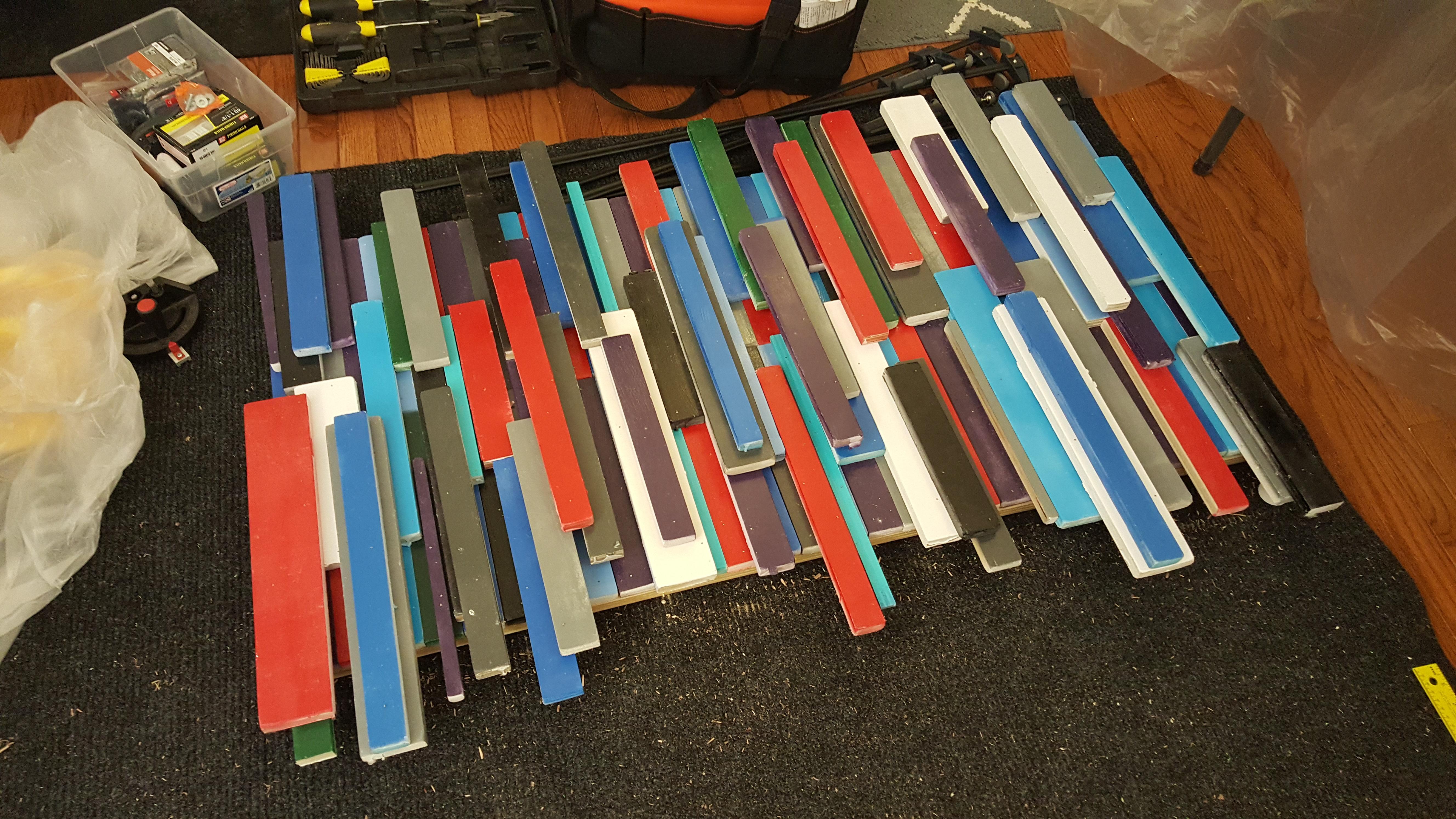 Random wood strip art r/somethingimade