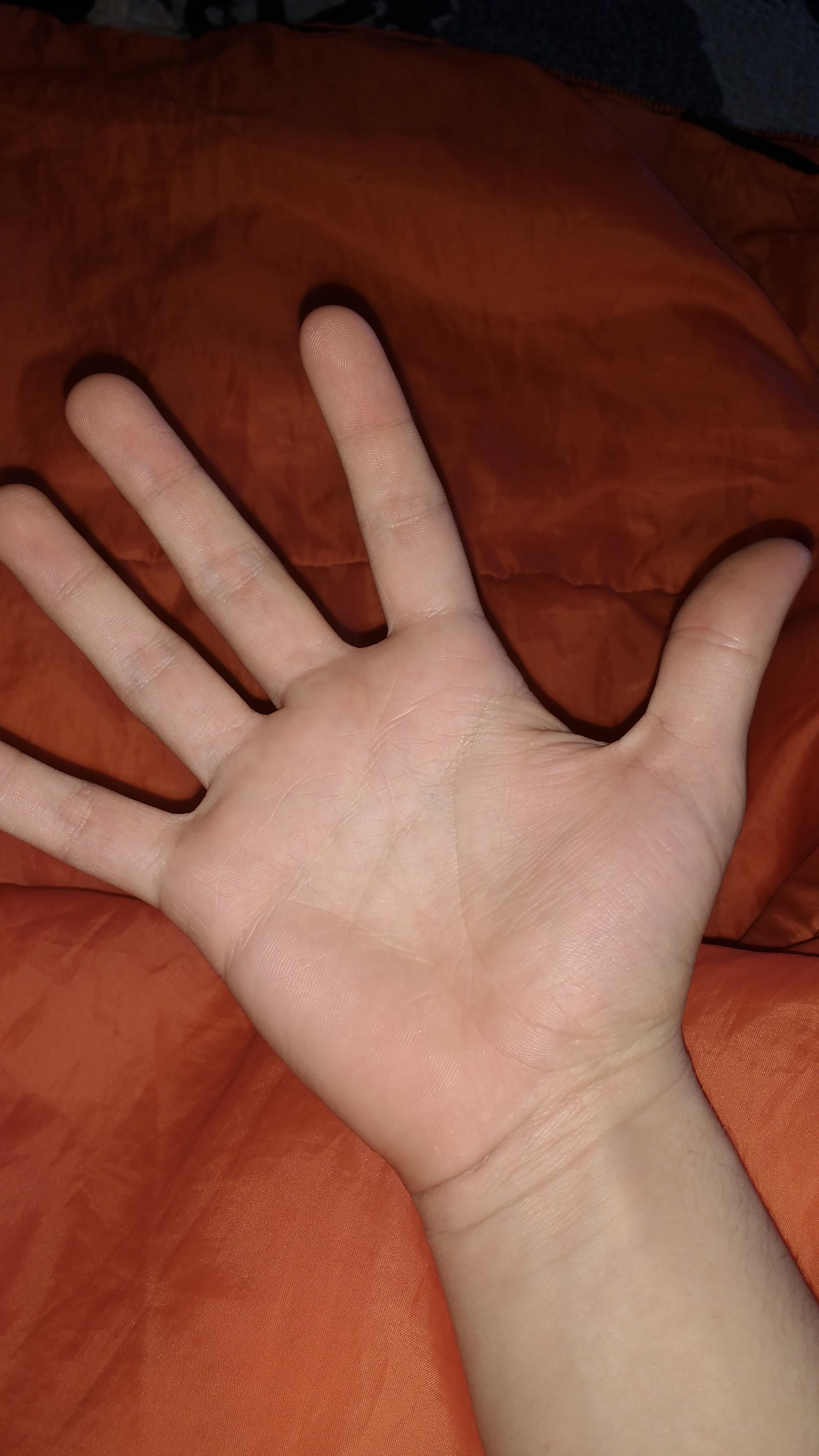 I always thought my hands look weird. Also try to guess my age by