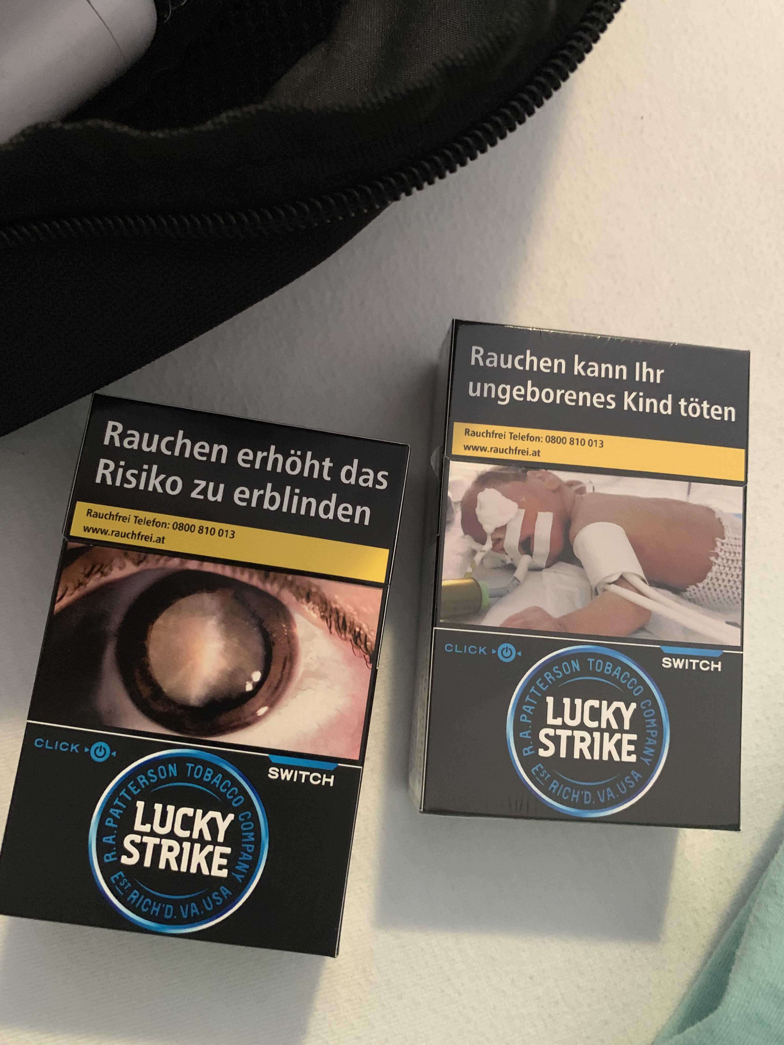 Finally got to try these, thanks Austria r/Cigarettes