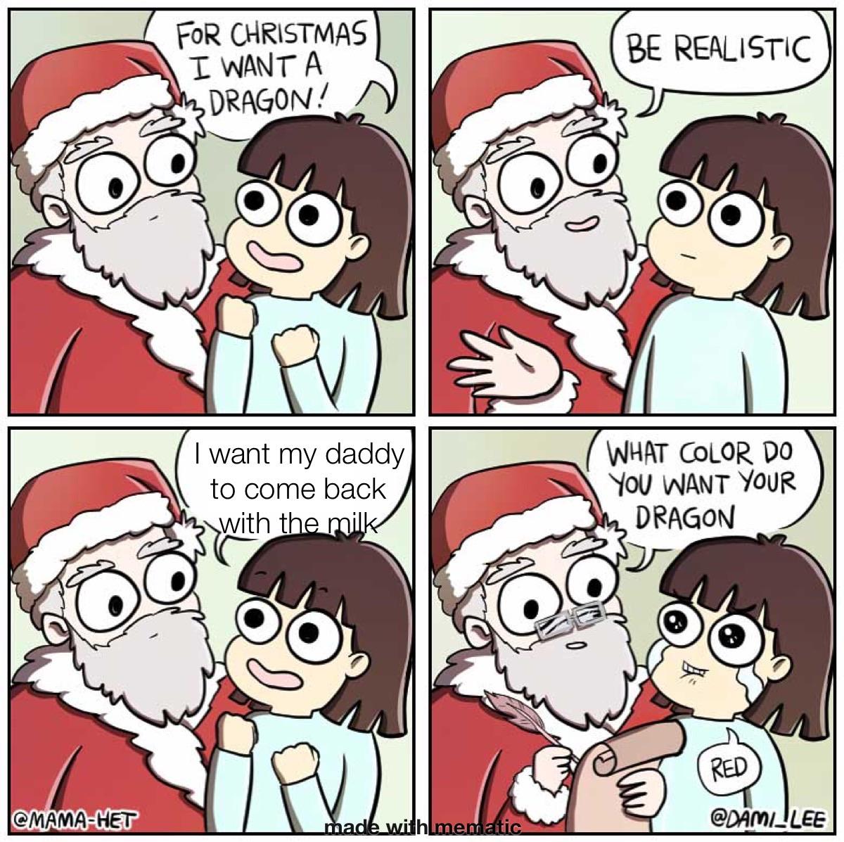 My dad left to get milk 10 years ago meme