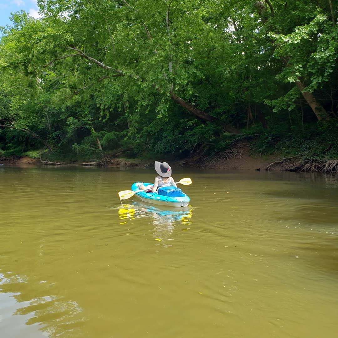 I bought my first kayak and I took it 12 miles down Deep River in NC