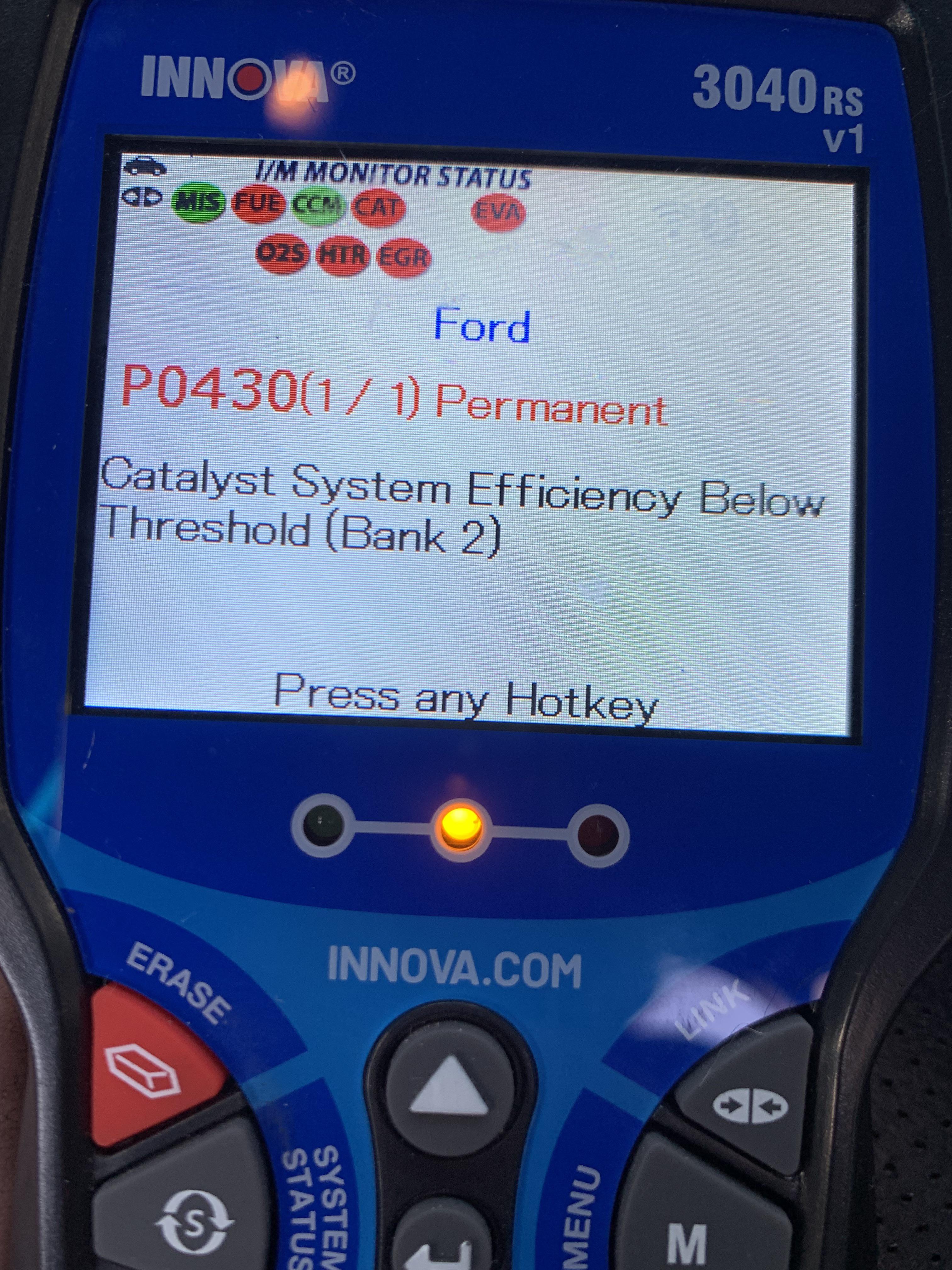 2016 Ford Explorer P0430 r/MechanicAdvice