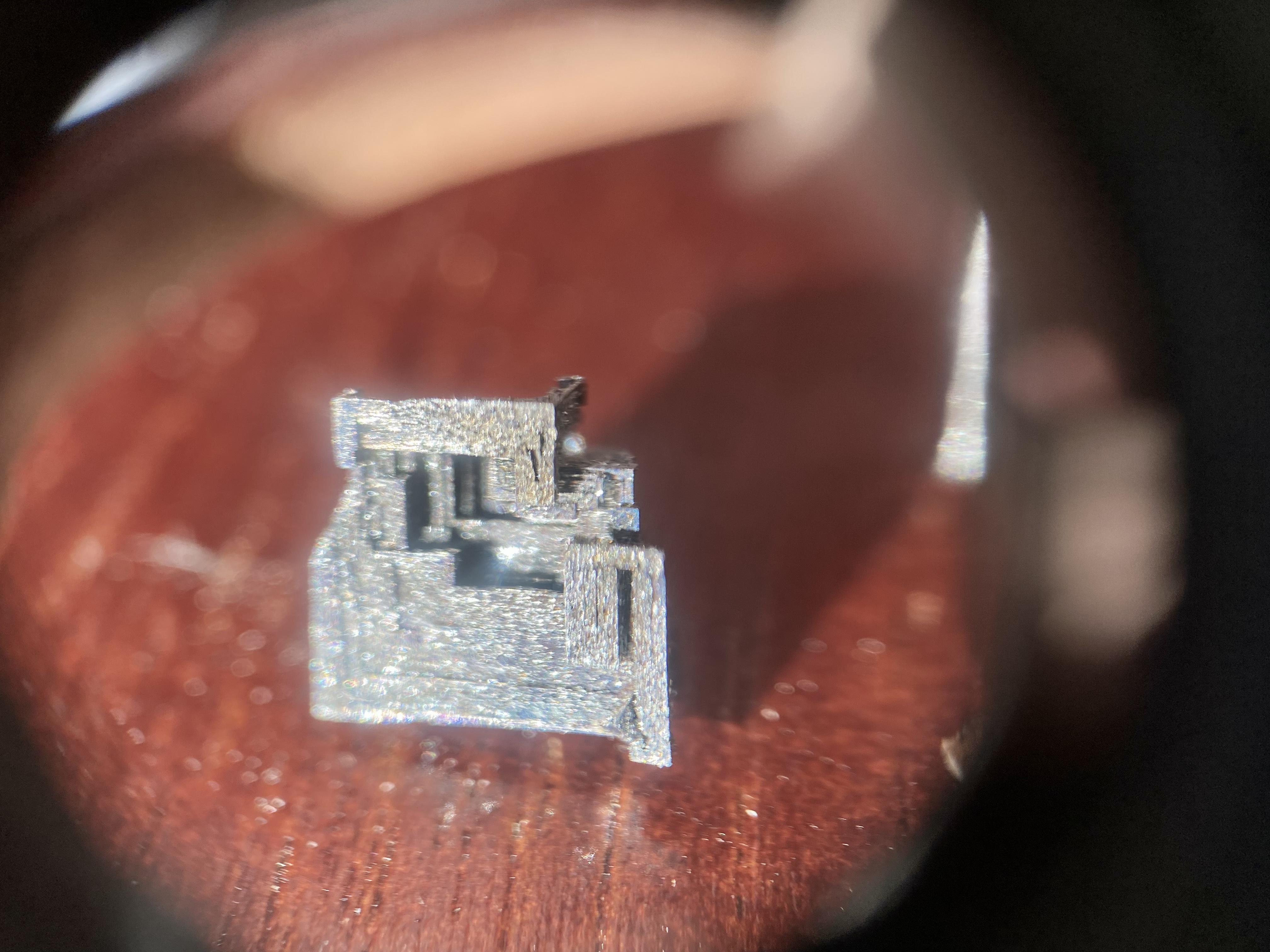 Skeletal, Radioactive Galena Crystal from Radvanice, CZ r/Radioactive