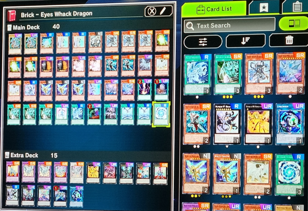 In anticipation of the structure deck i spent 4hrs last night trying to