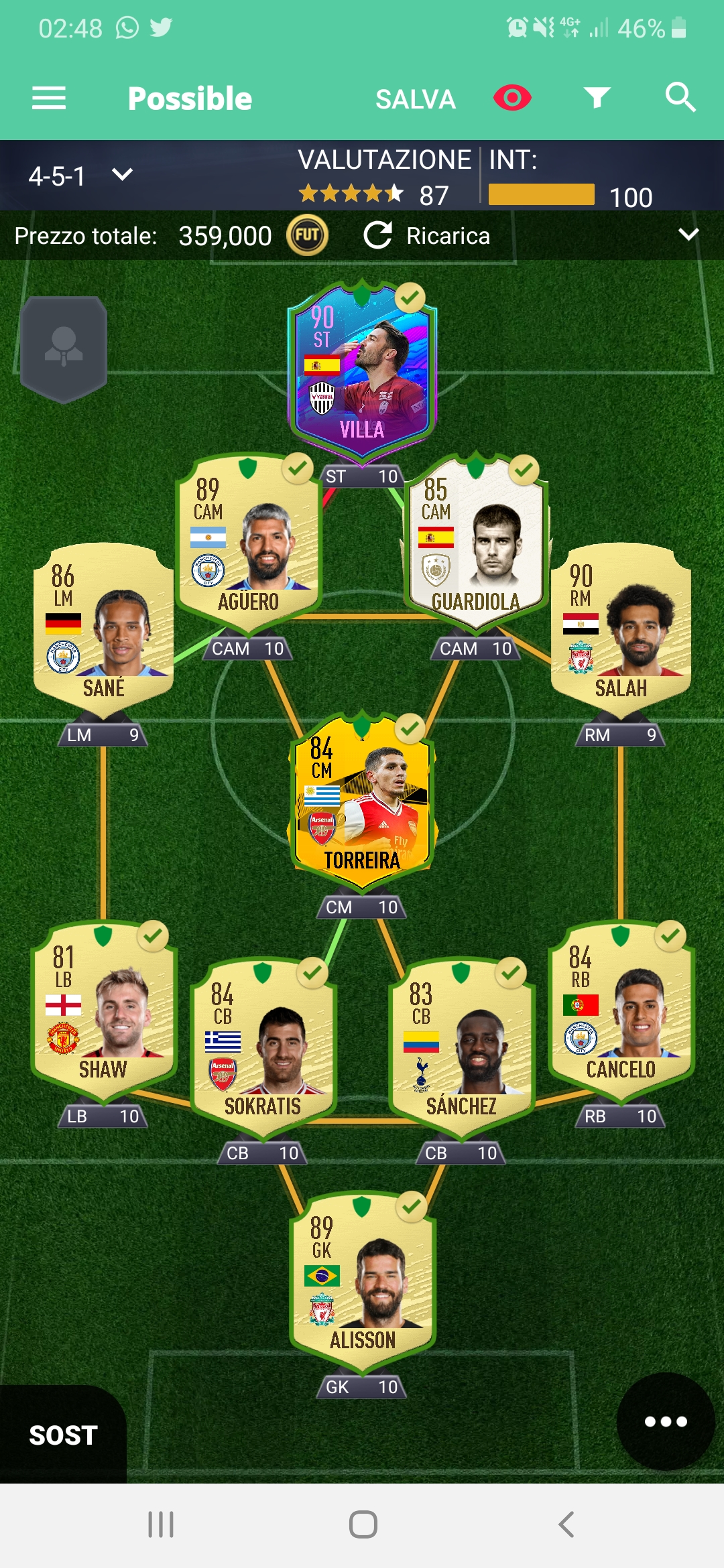 Should i sell my second team and make this one only? https//www