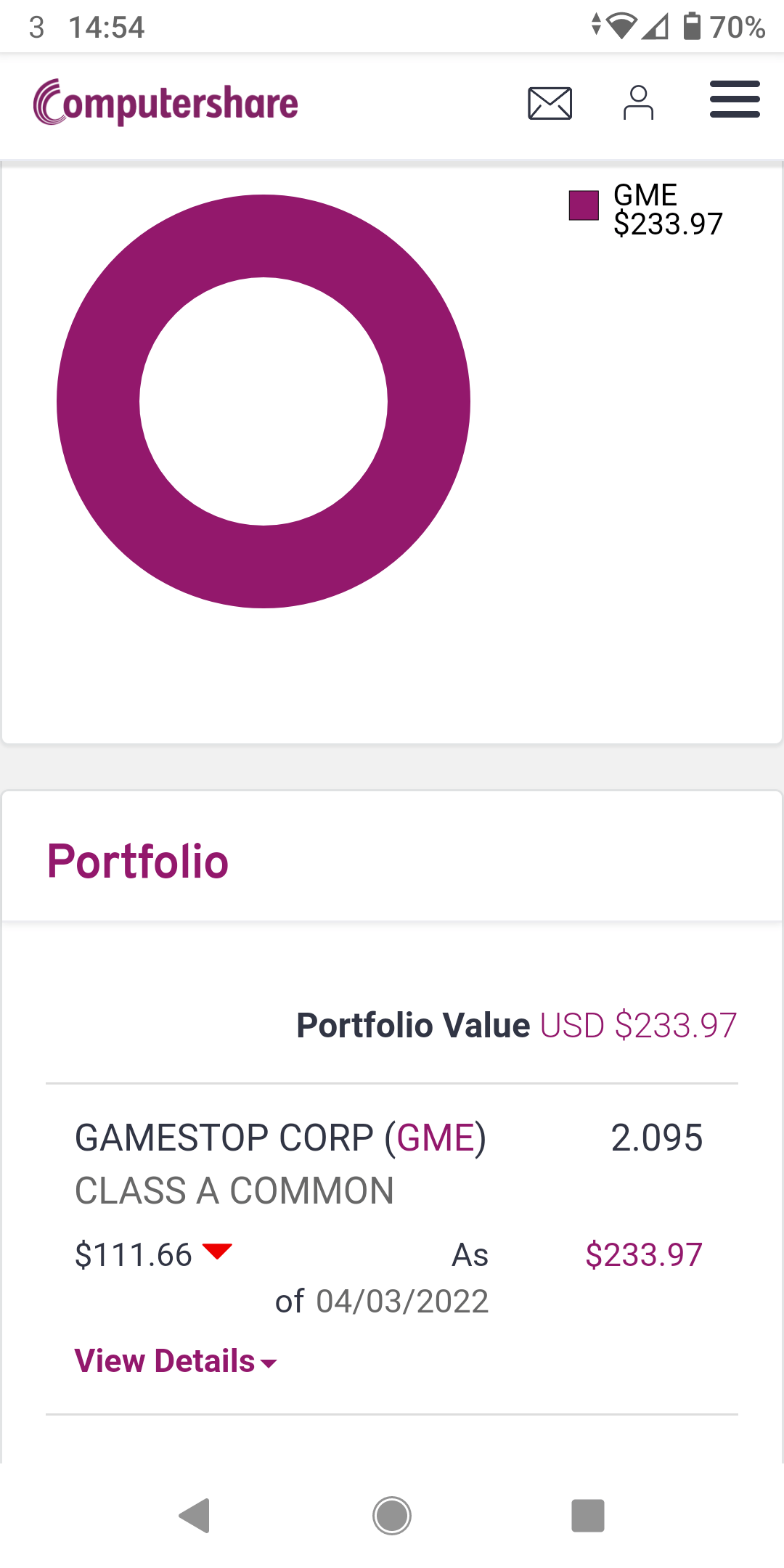First DRS share via Giveashare started in November. Bought my first directly with CS this week