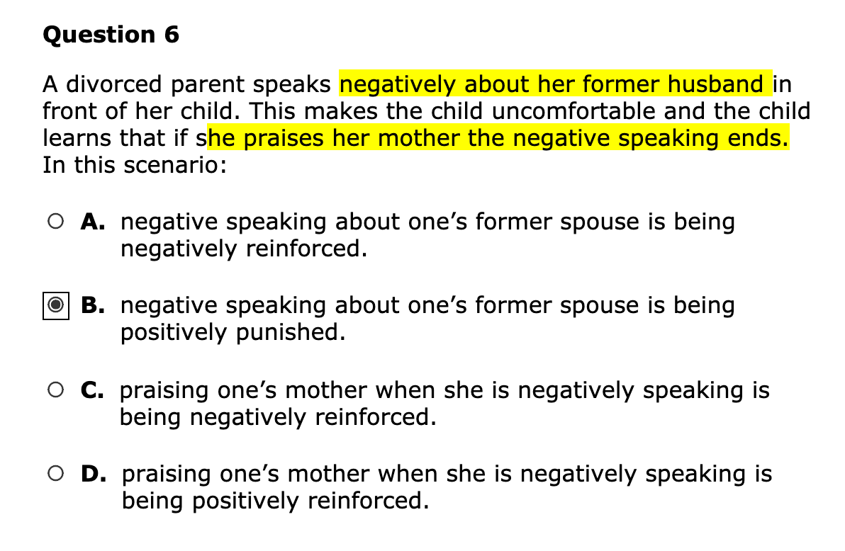 Operant Conditioning Question help! r/Mcat
