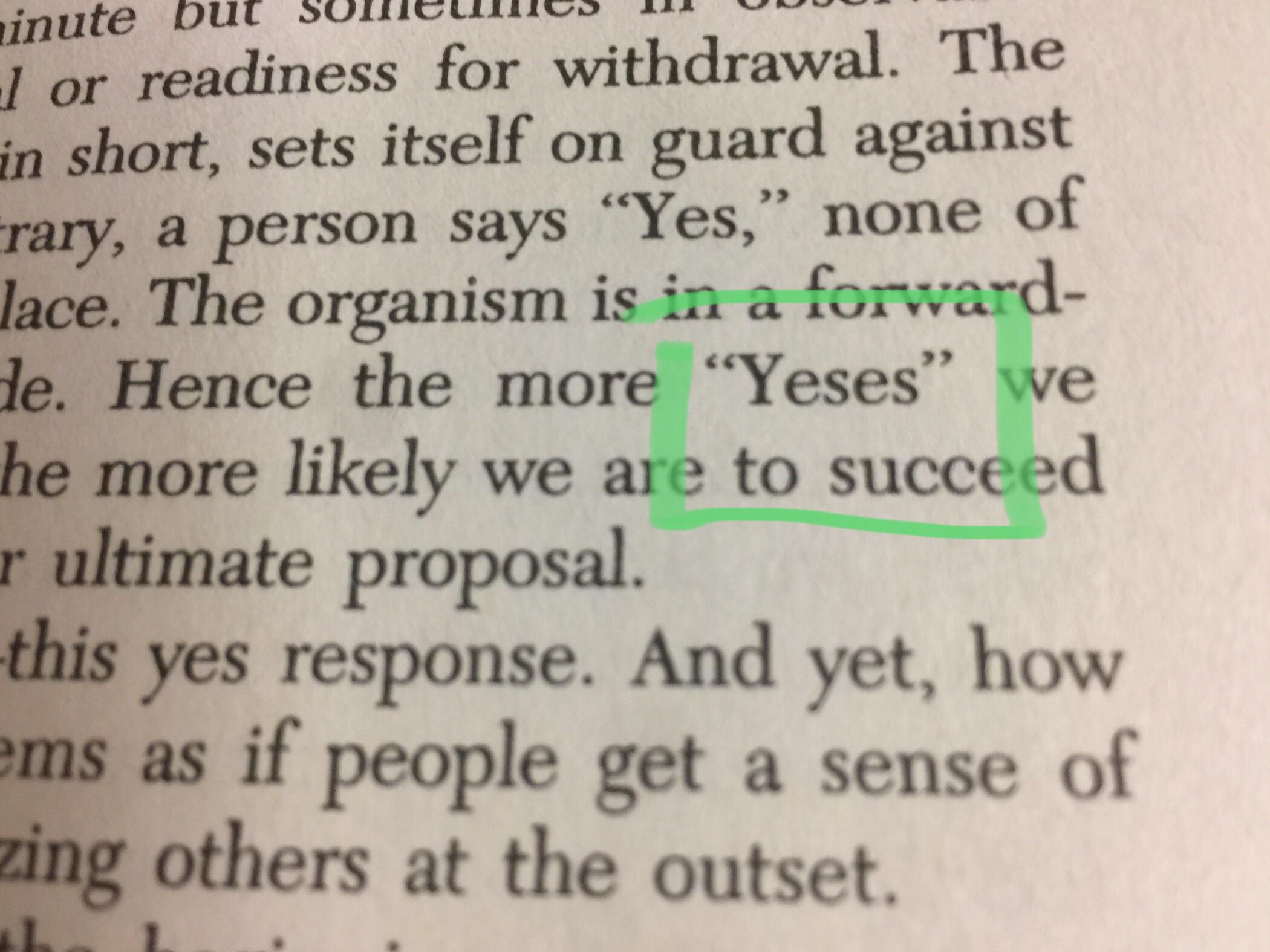 Thanks, I hate the plural form of "yes." r/TIHI