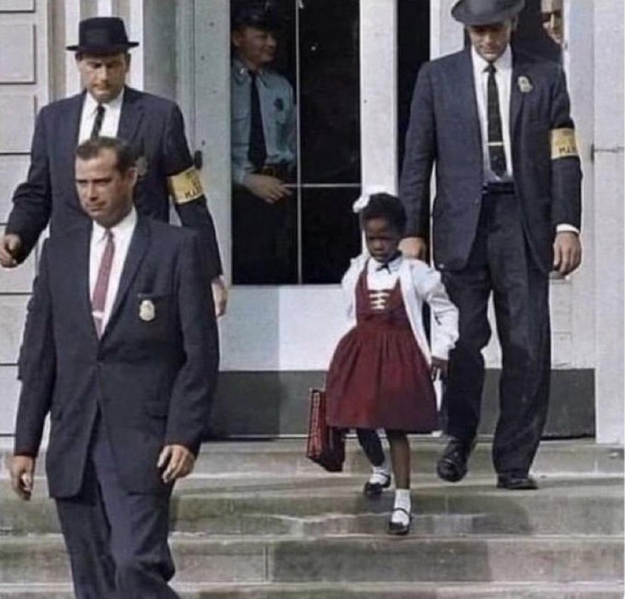 Ruby Bridges, the first AfricanAmerican to attend a white elementary