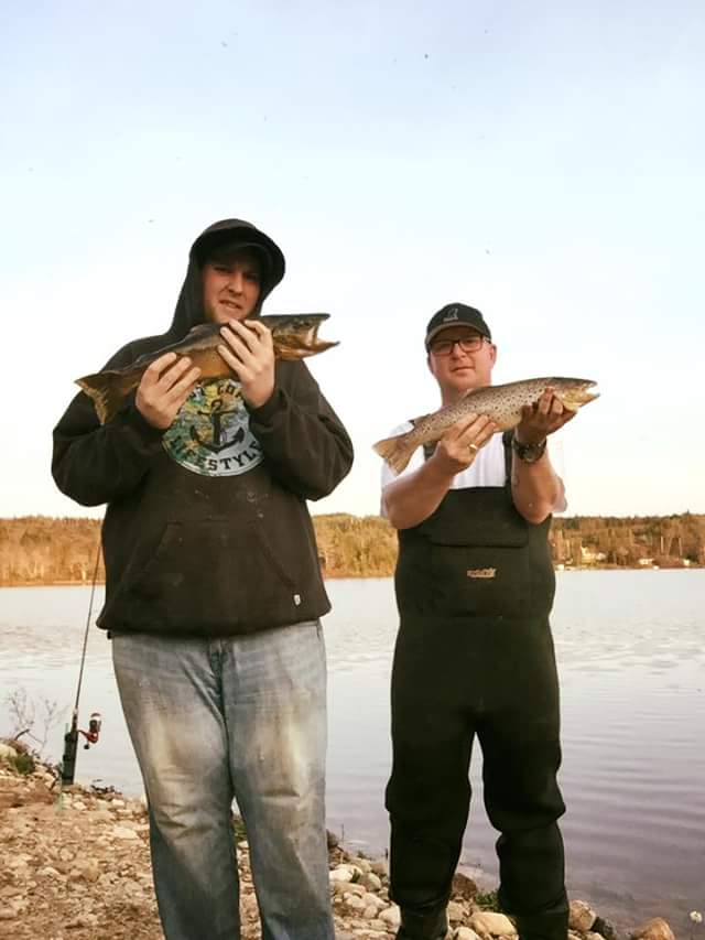 Few brown trout caught in Nova Scotia had an amazing day r/troutfishing