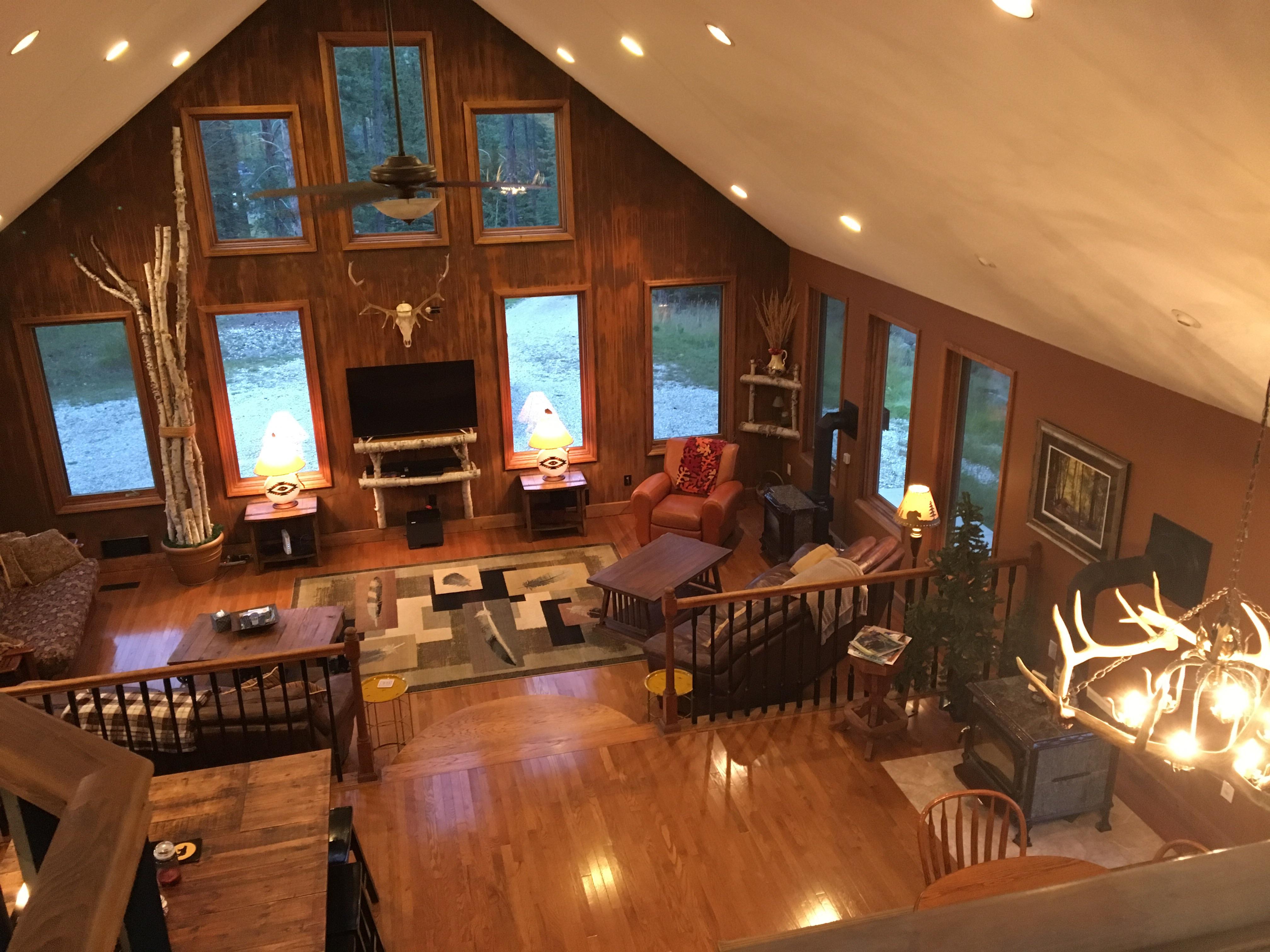 The cabin in the woods we stayed in. The Black Hills, South Dakota. r