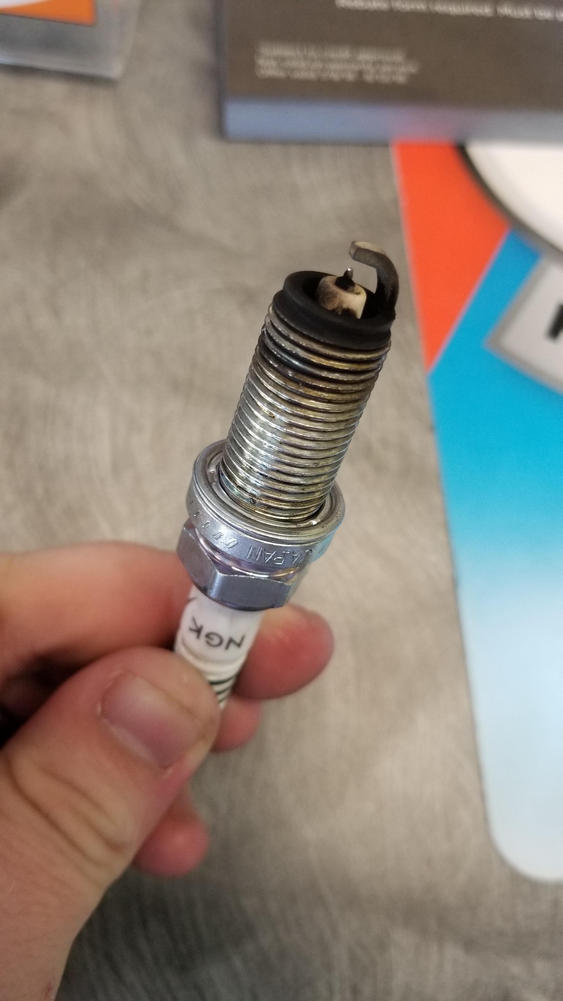 Misfire Cyl 1, ( this is what toasted spark plugs look like r/WRX