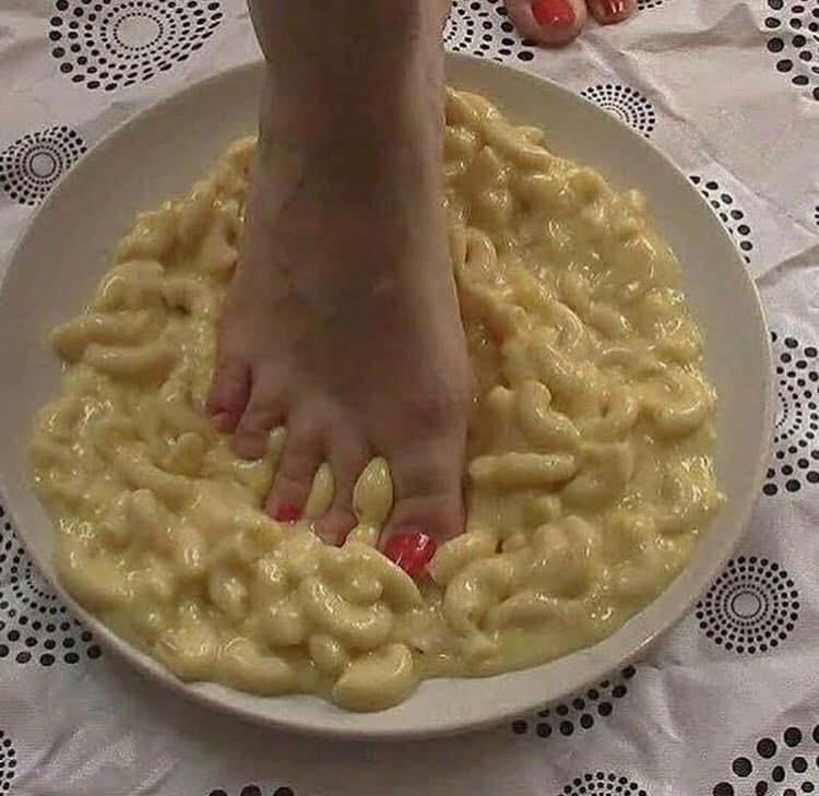 Pasta foot r/MakeMeSuffer