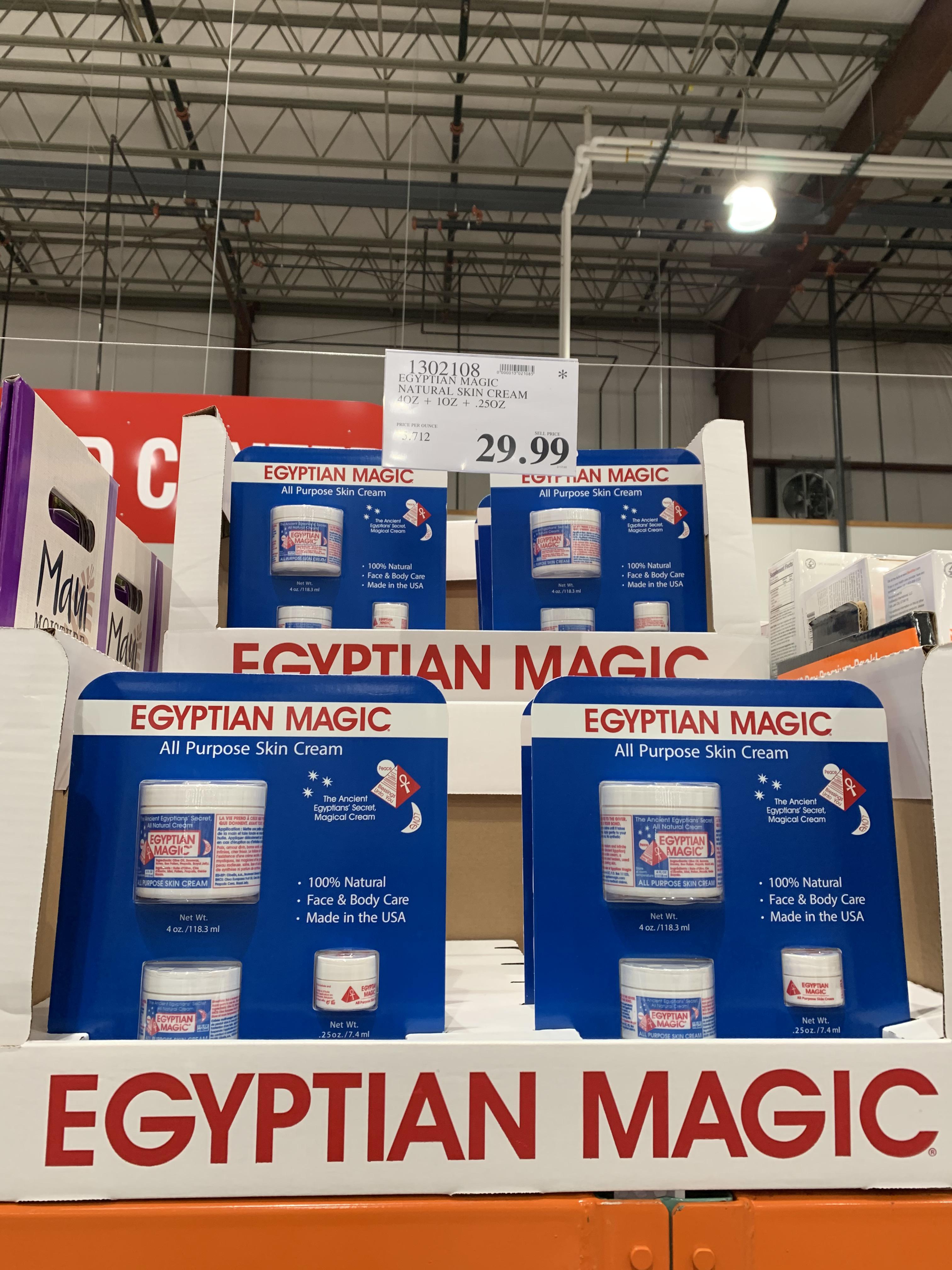 [PSA] Egyptian magic skin cream for 29.99 at Costco in Iowa! 3 jars of