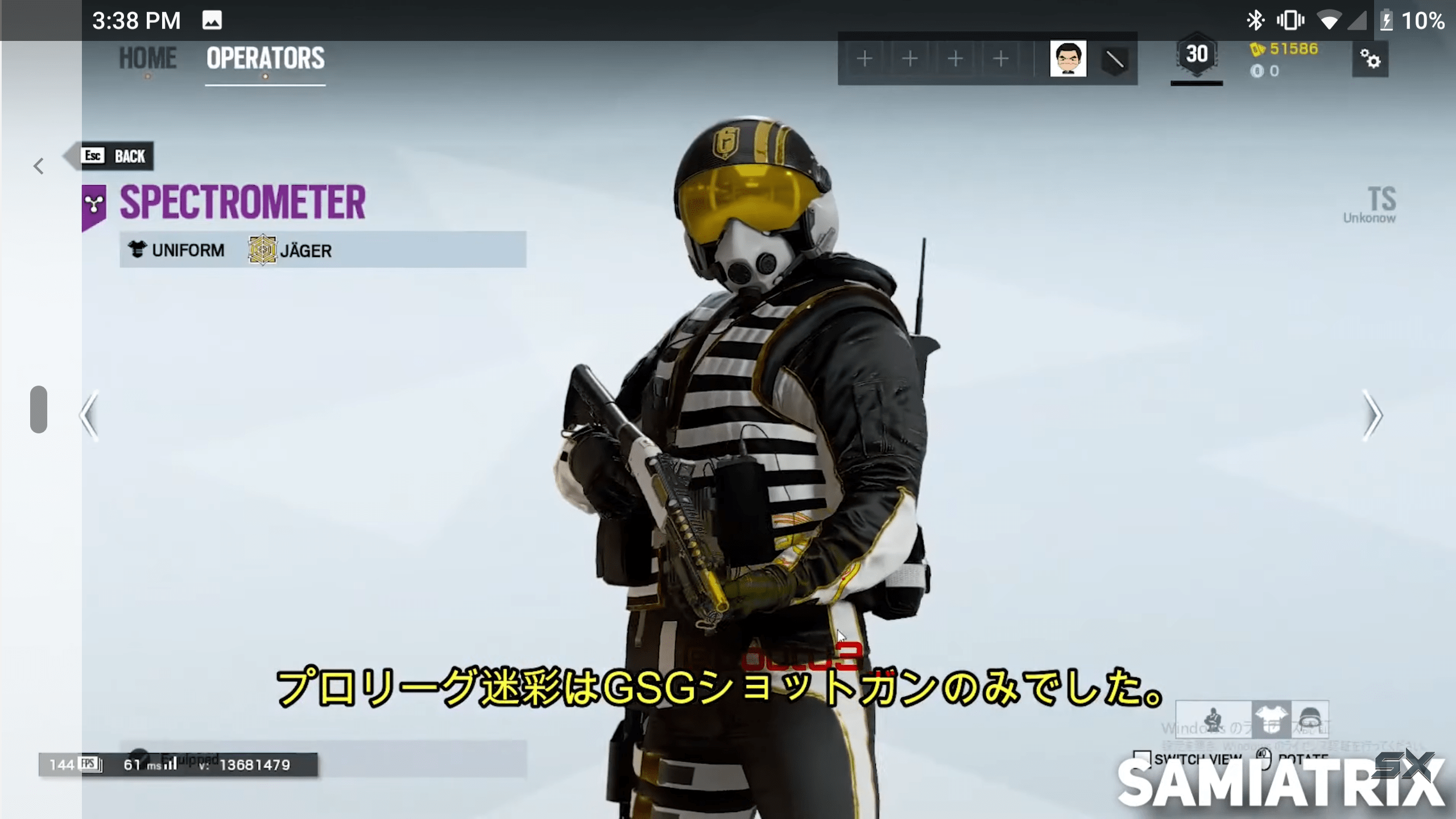 Jager pro league set r/Rainbow6