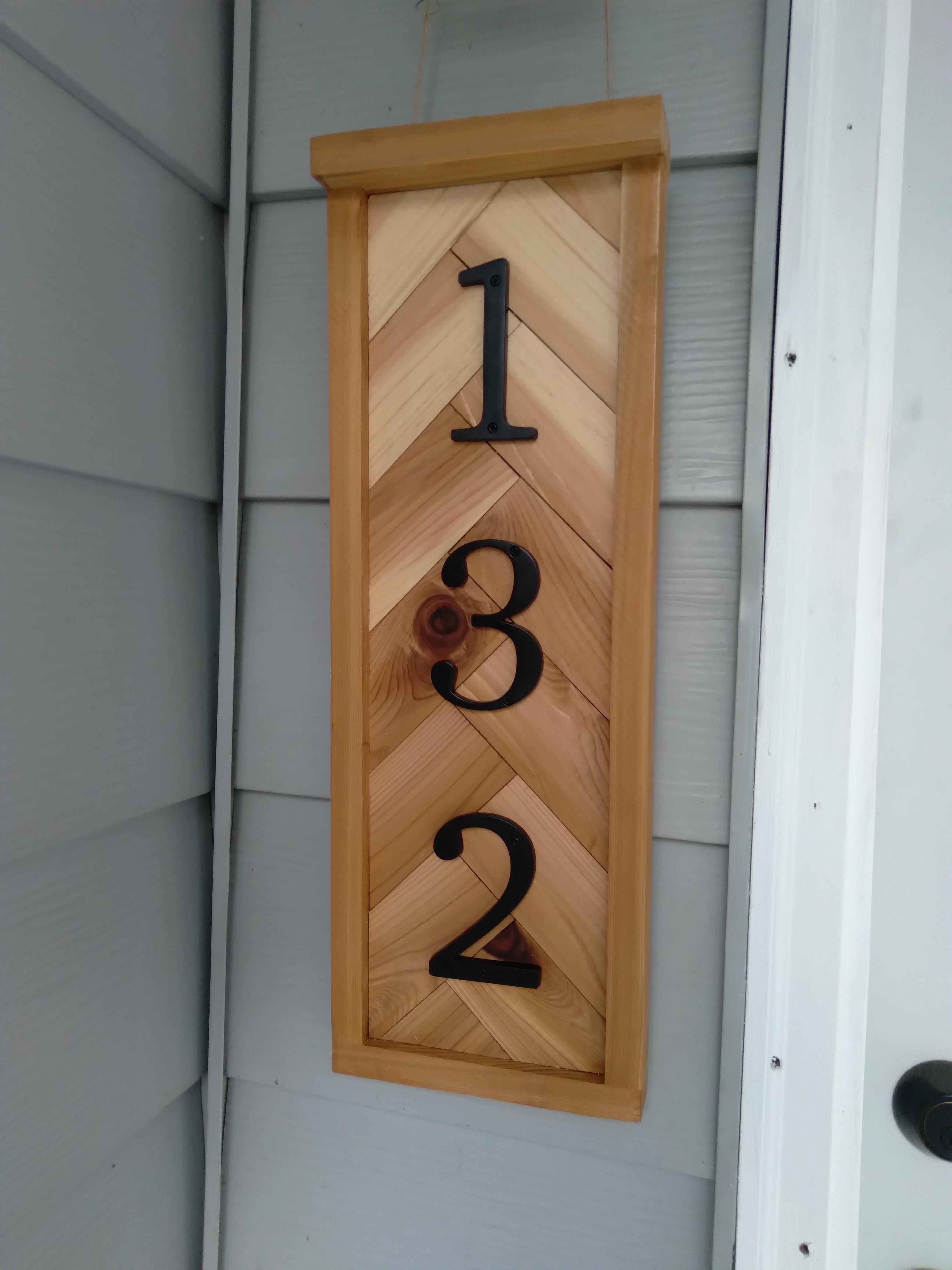 New Address Plate r/woodworking