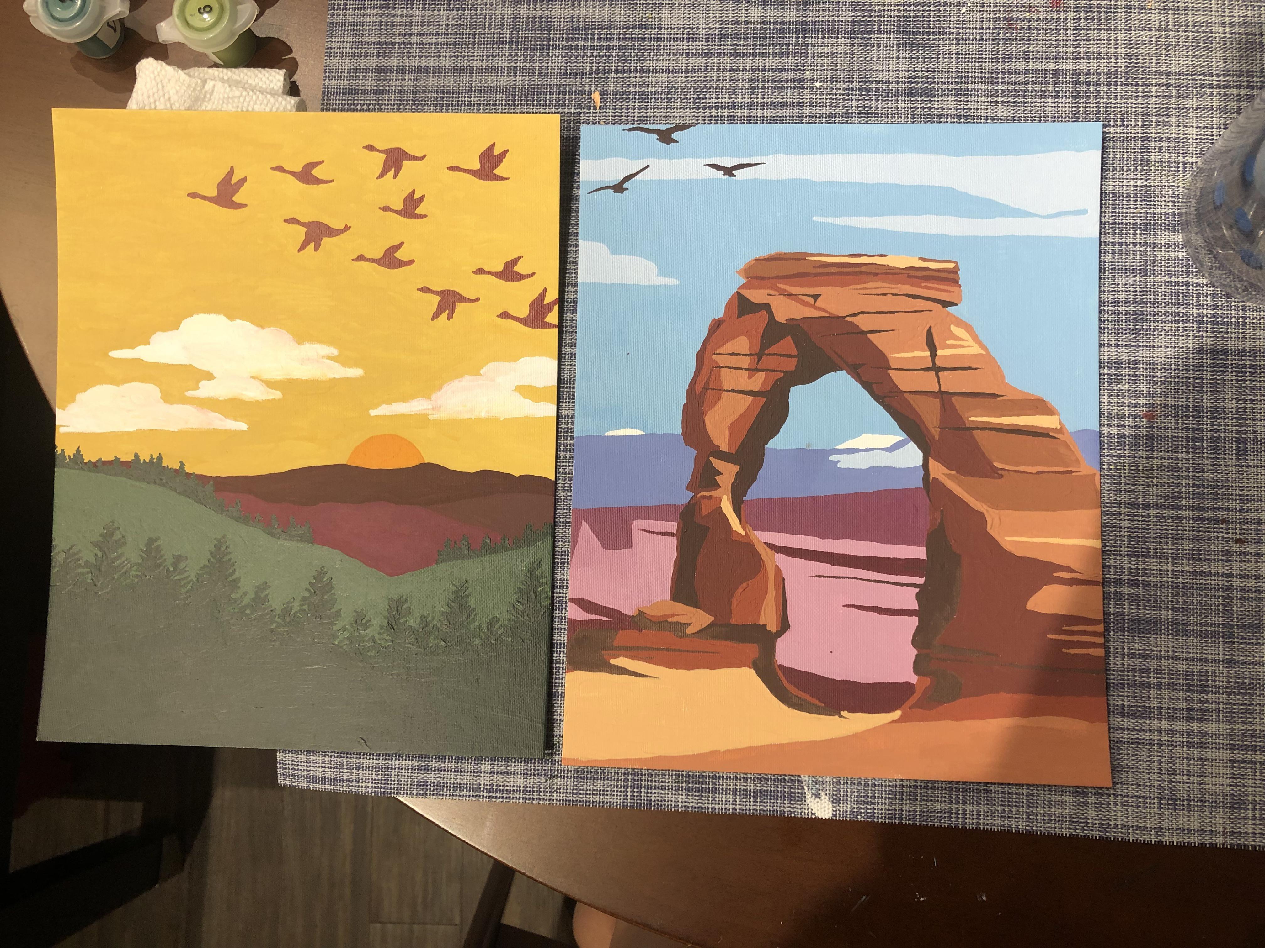 Getting over Covid + paint by number is one of the things I can do to