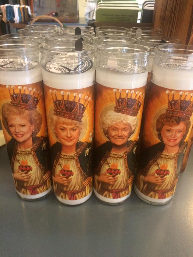 I found these holy Golden Girls candles in a store today. It got a