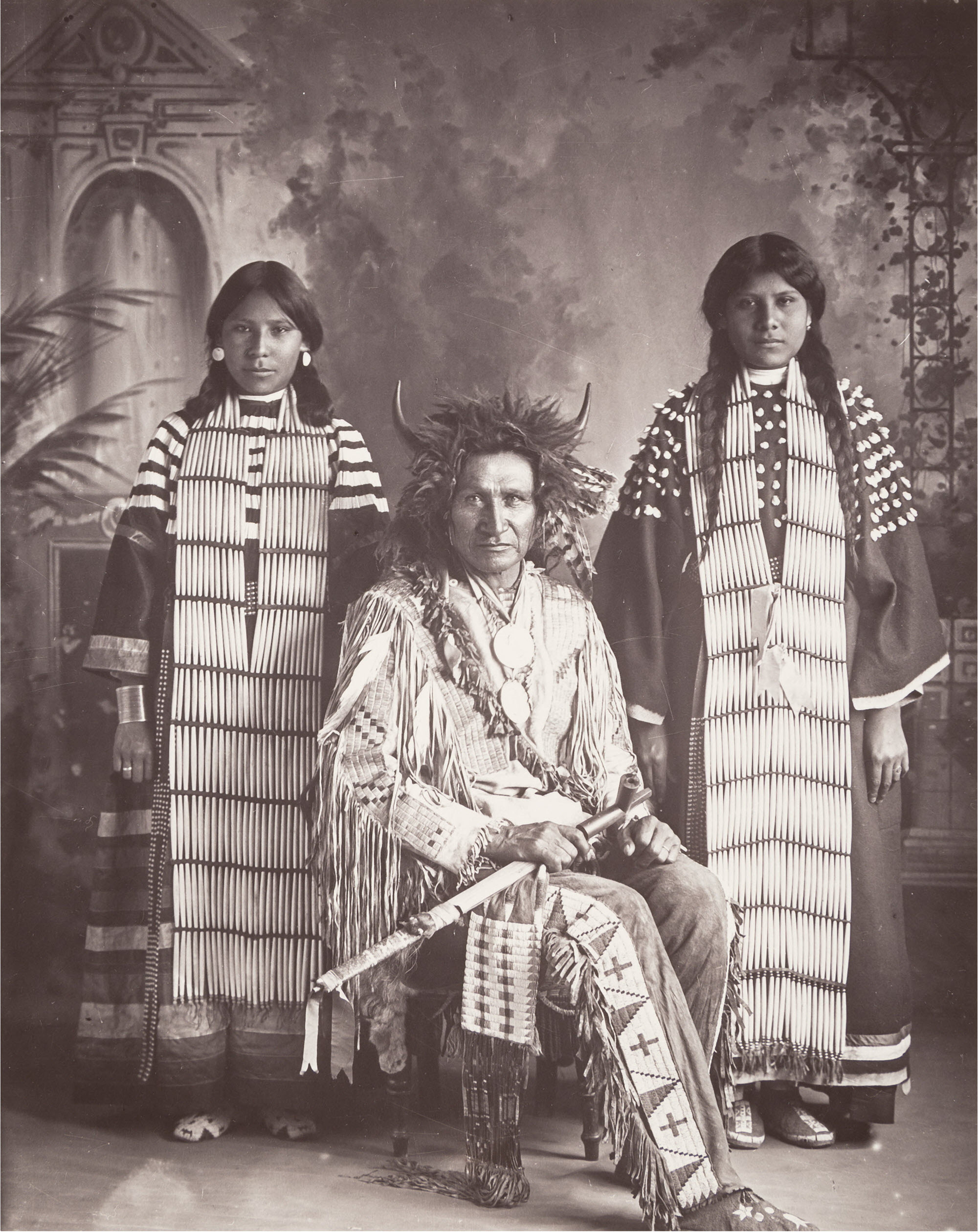 Sioux of North Dakota, photograph by Frank Fiske, circa early