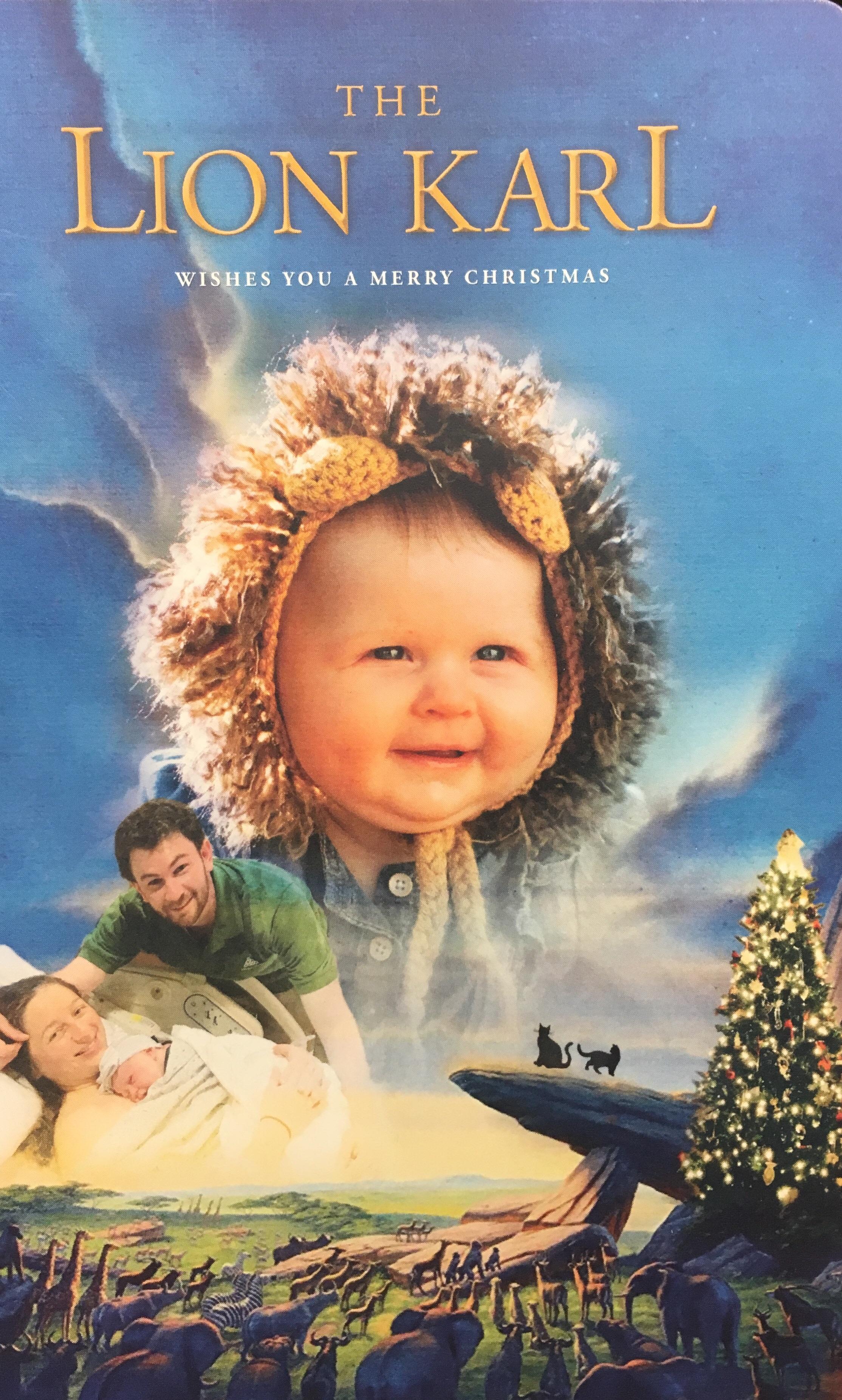 Best Christmas card EVER r/pics