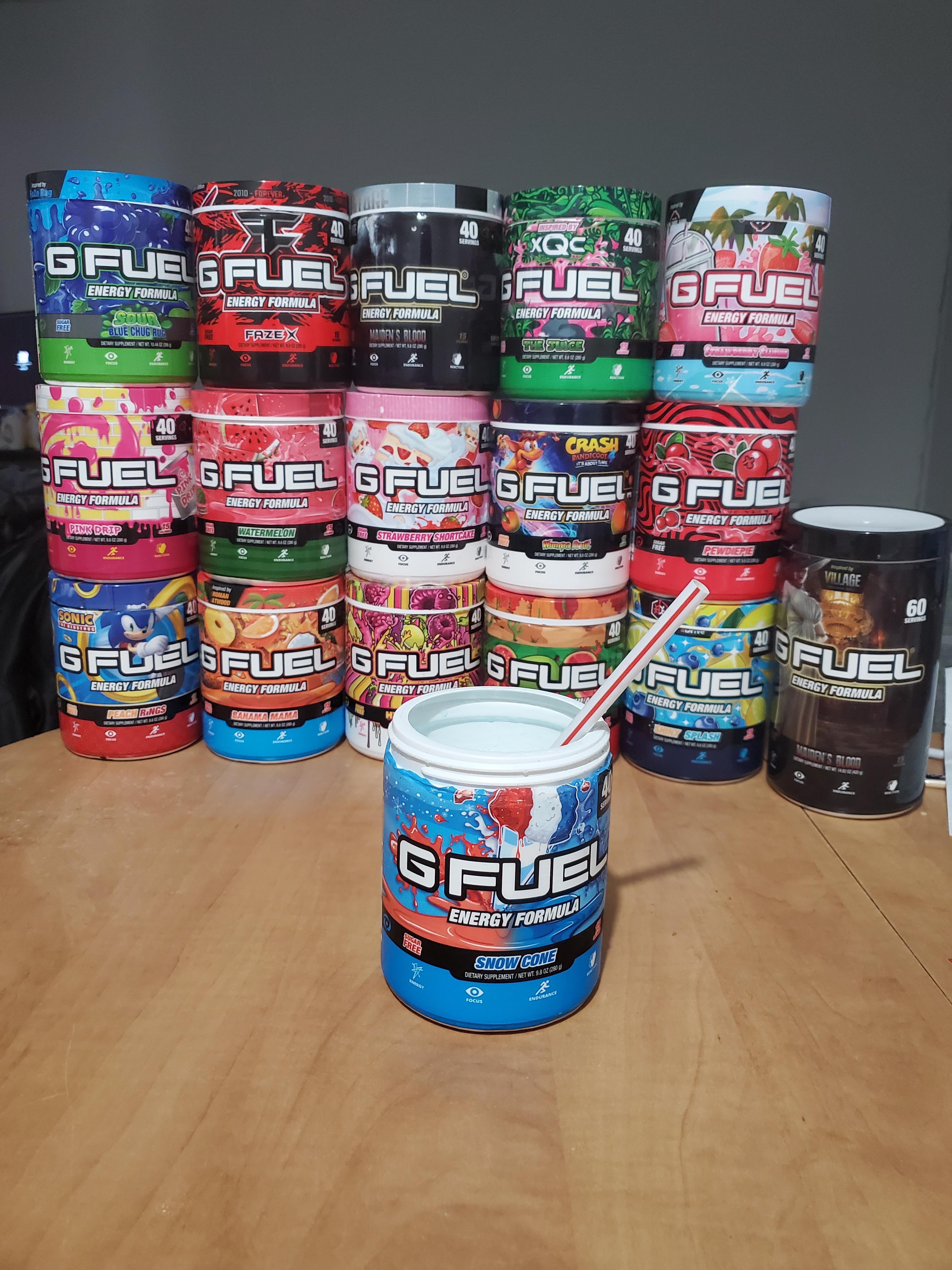 RIP to one of my first tub r/GFUEL