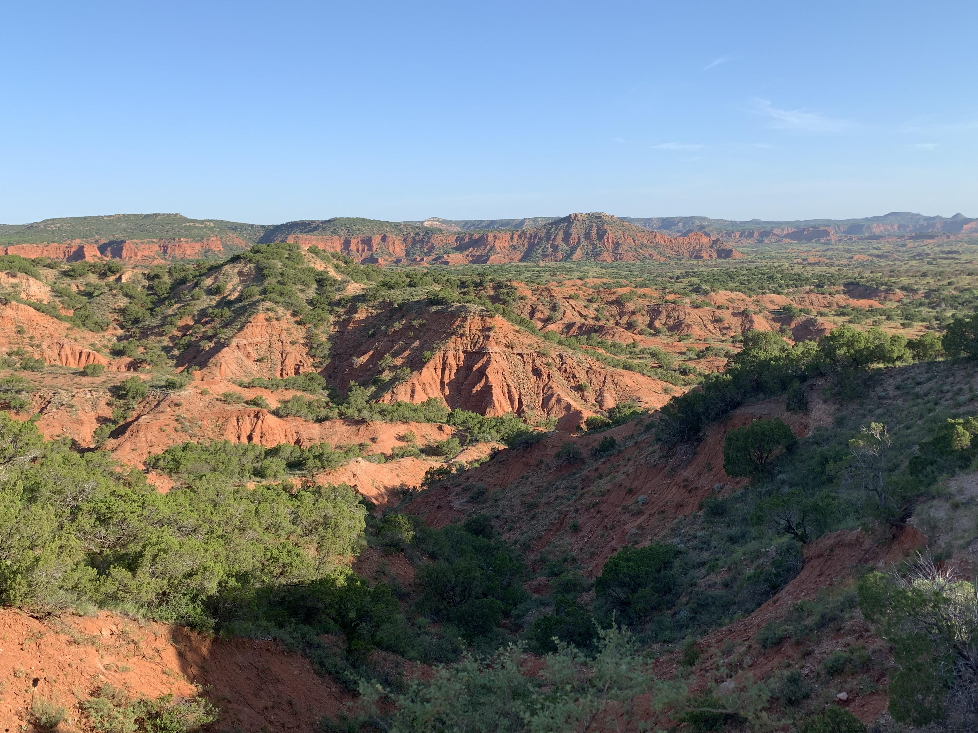 A beautiful morning at Caprock Canyon in Quitaque,tx r/camping