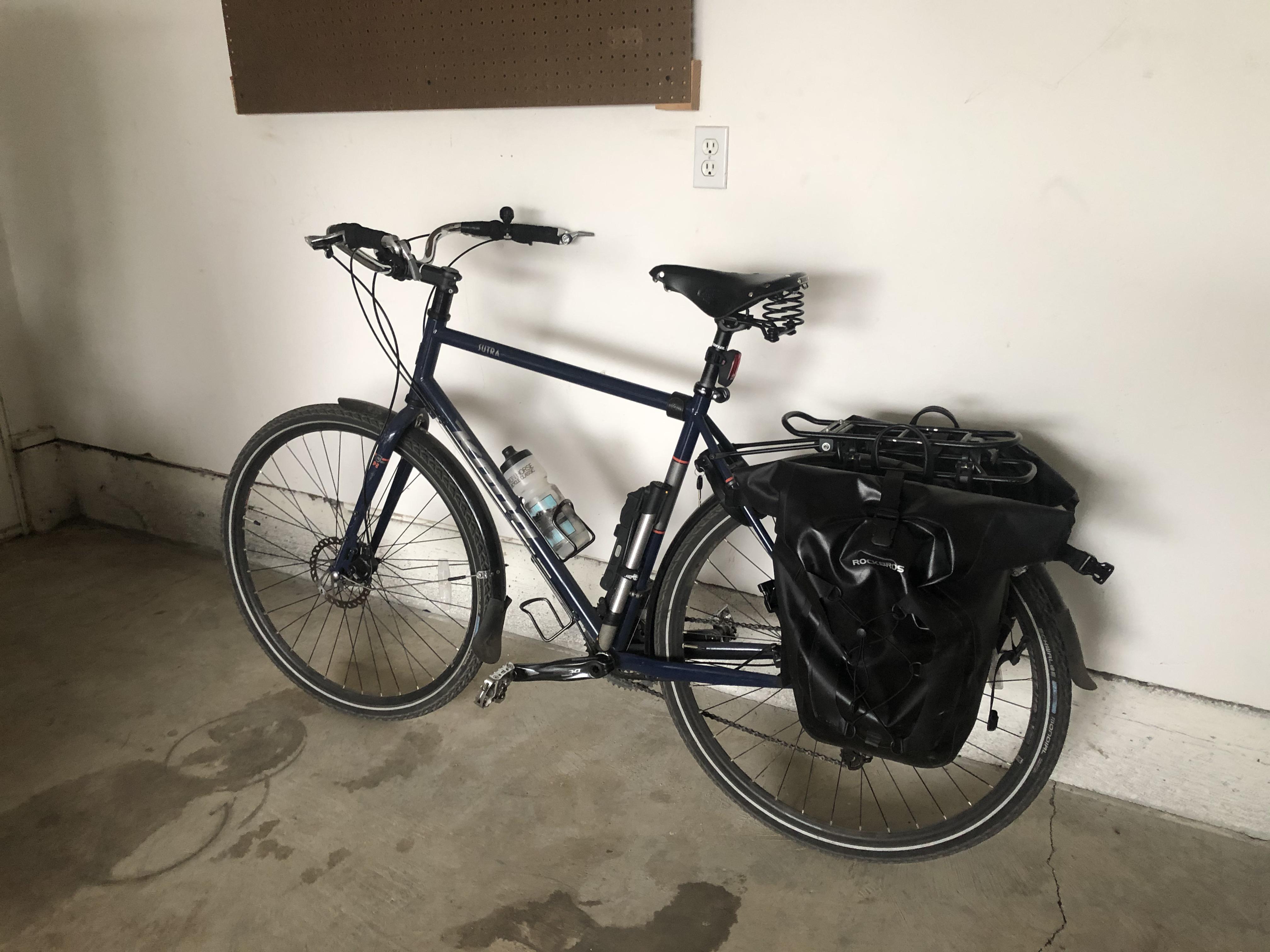 As requested, Kona Sutra with cruiser handlebars. r/bicycletouring