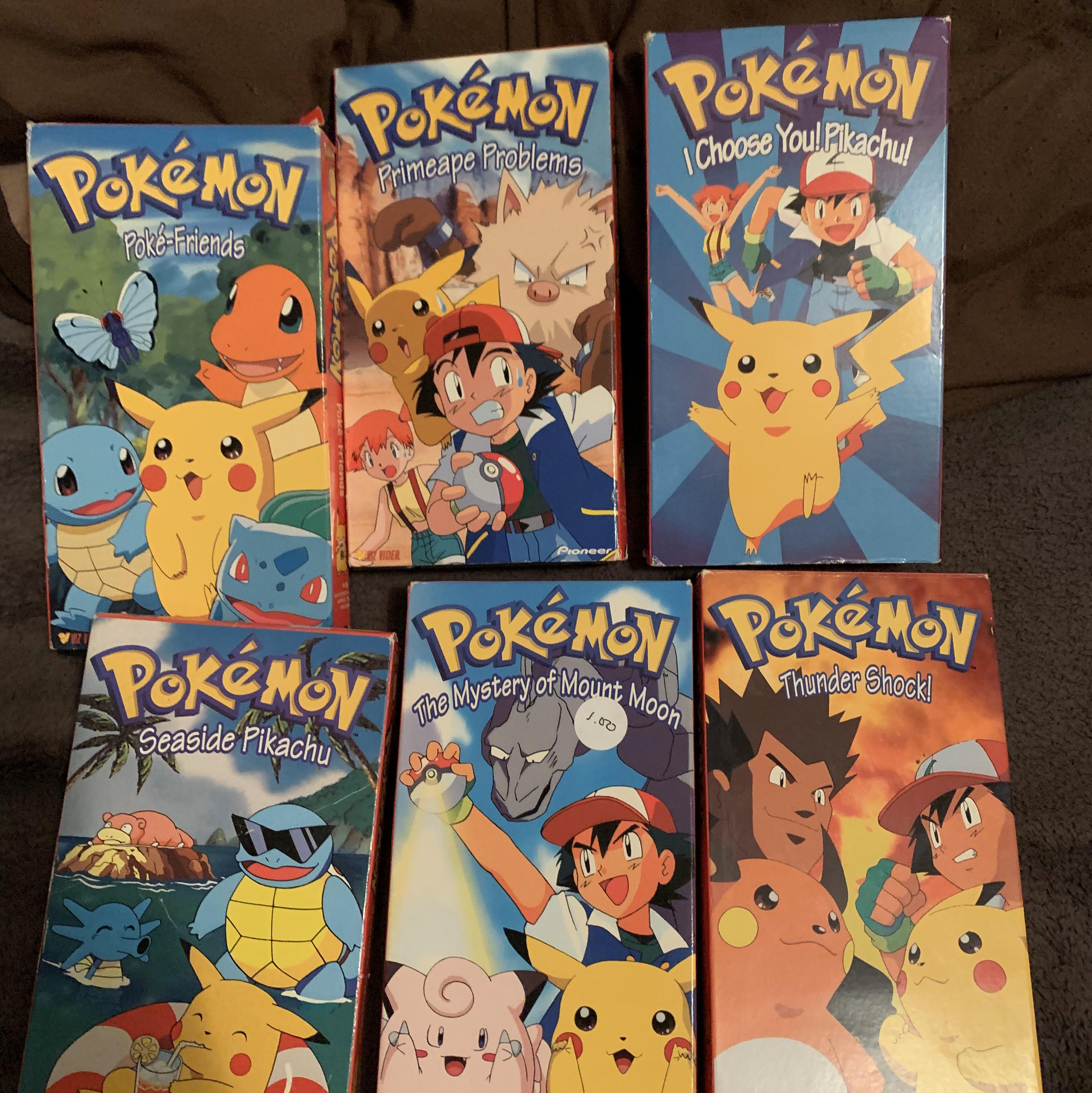 The Pokemon VHS tapes! r/nostalgia