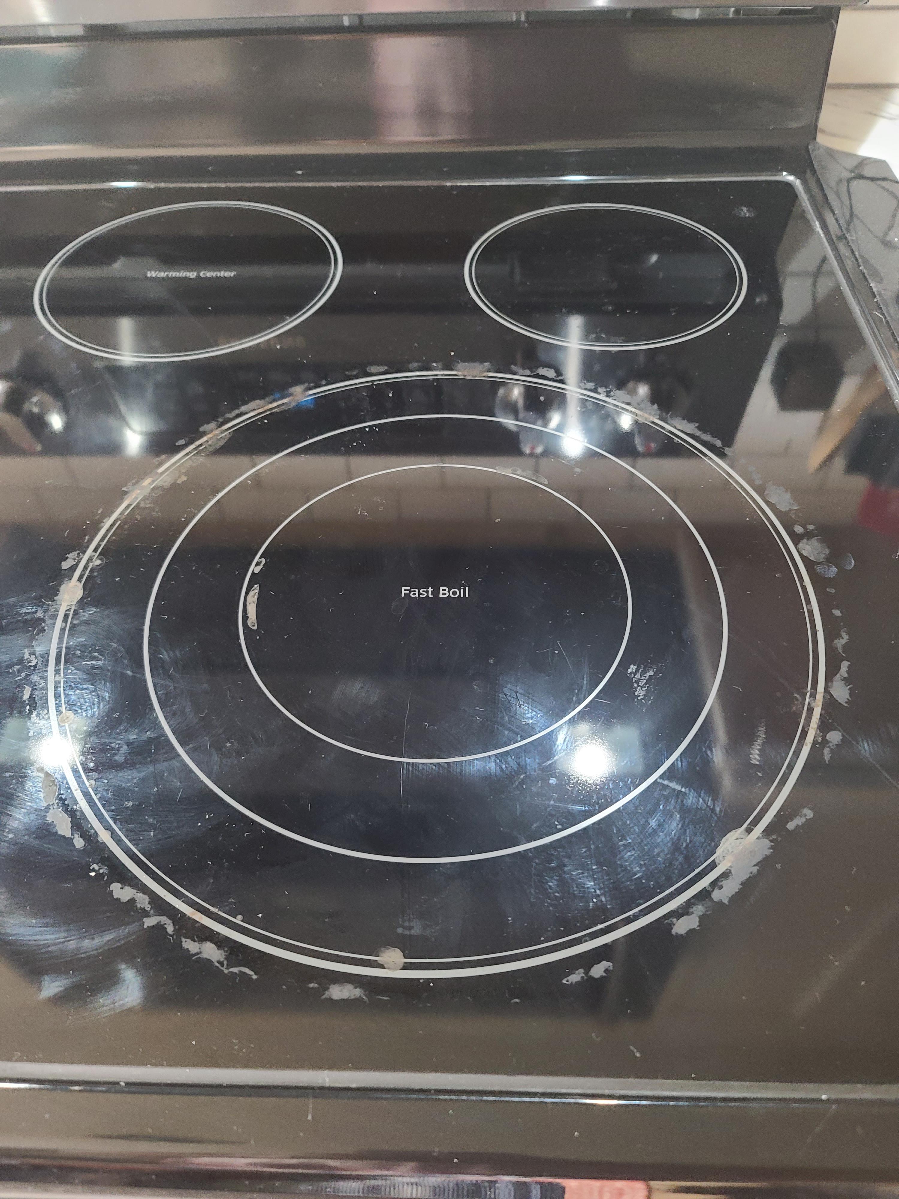 Any tips how to get this electric stove clean or is this forever? I've