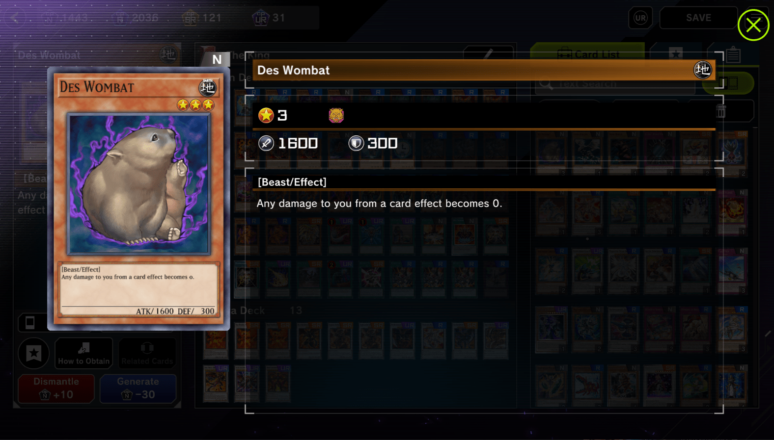 The sheer fear and dread upon the face of a D. D. Dynamite player as I normal summon pass this