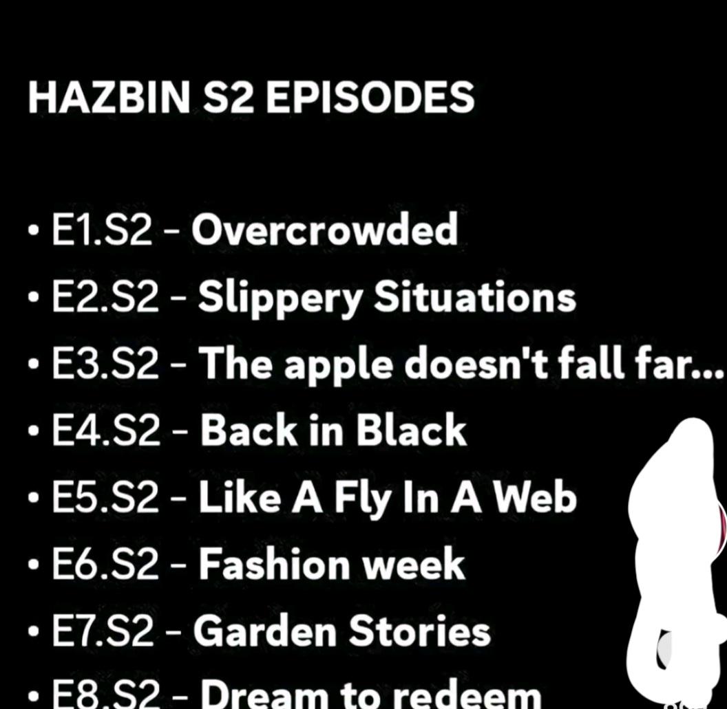 I saw this on TikTok for the names of the new season 2 Hazbin Hotel episodes. Is this true? : r