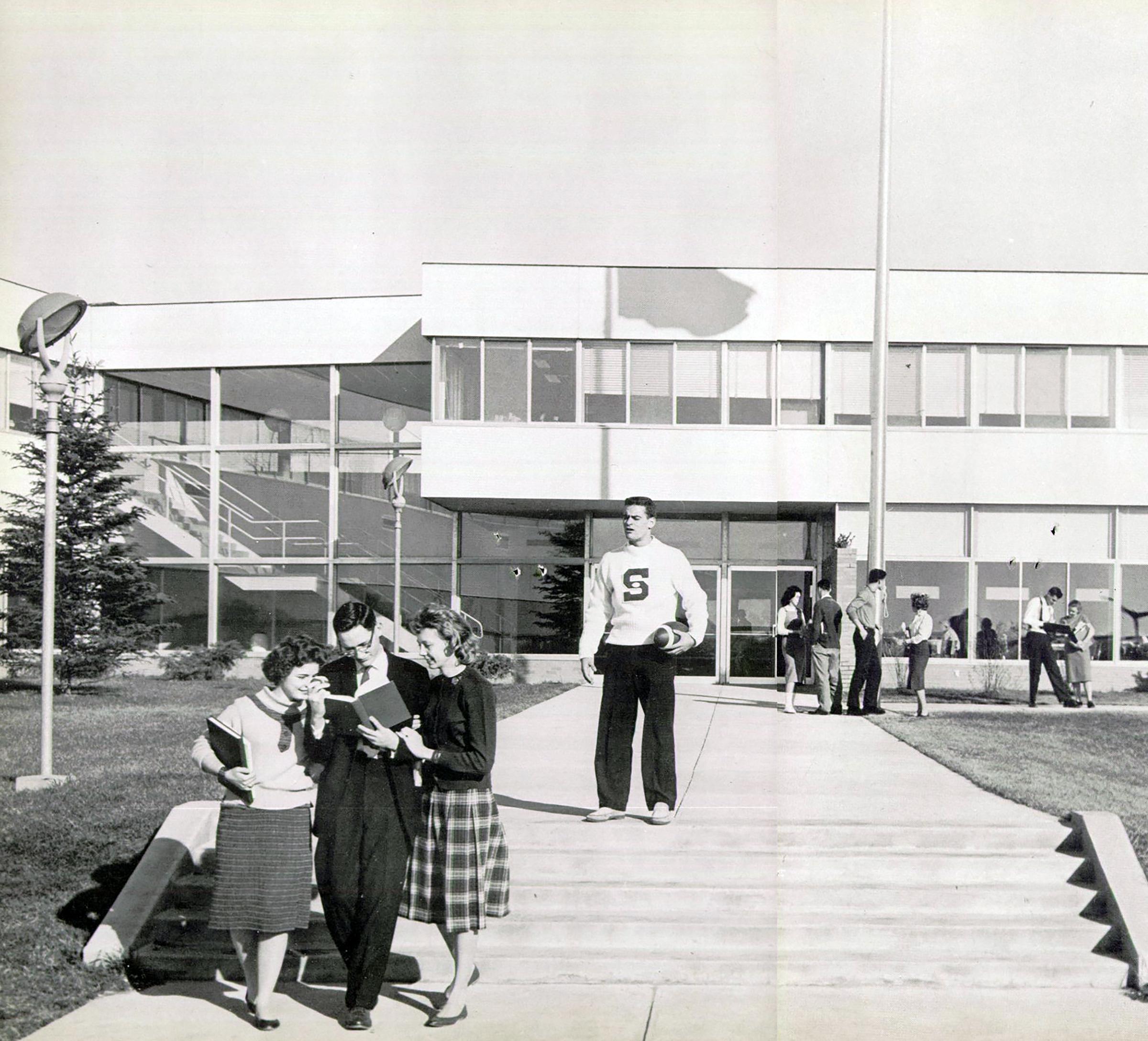 Literally oldschool. Shaker High School, Latham, New York (1959/1960