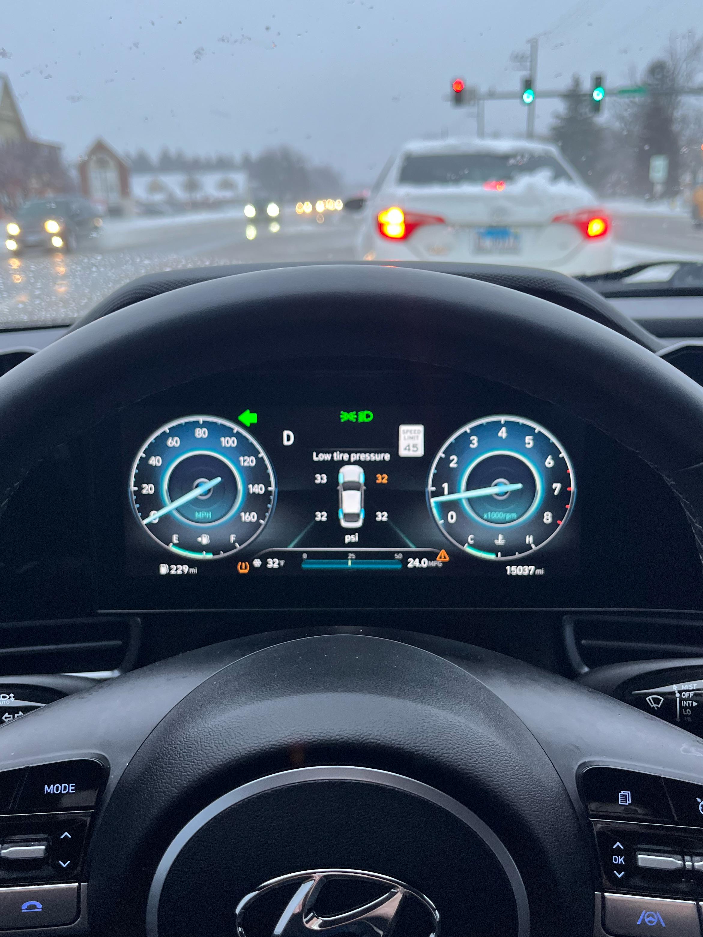 Low tire light won’t go off r/Hyundai