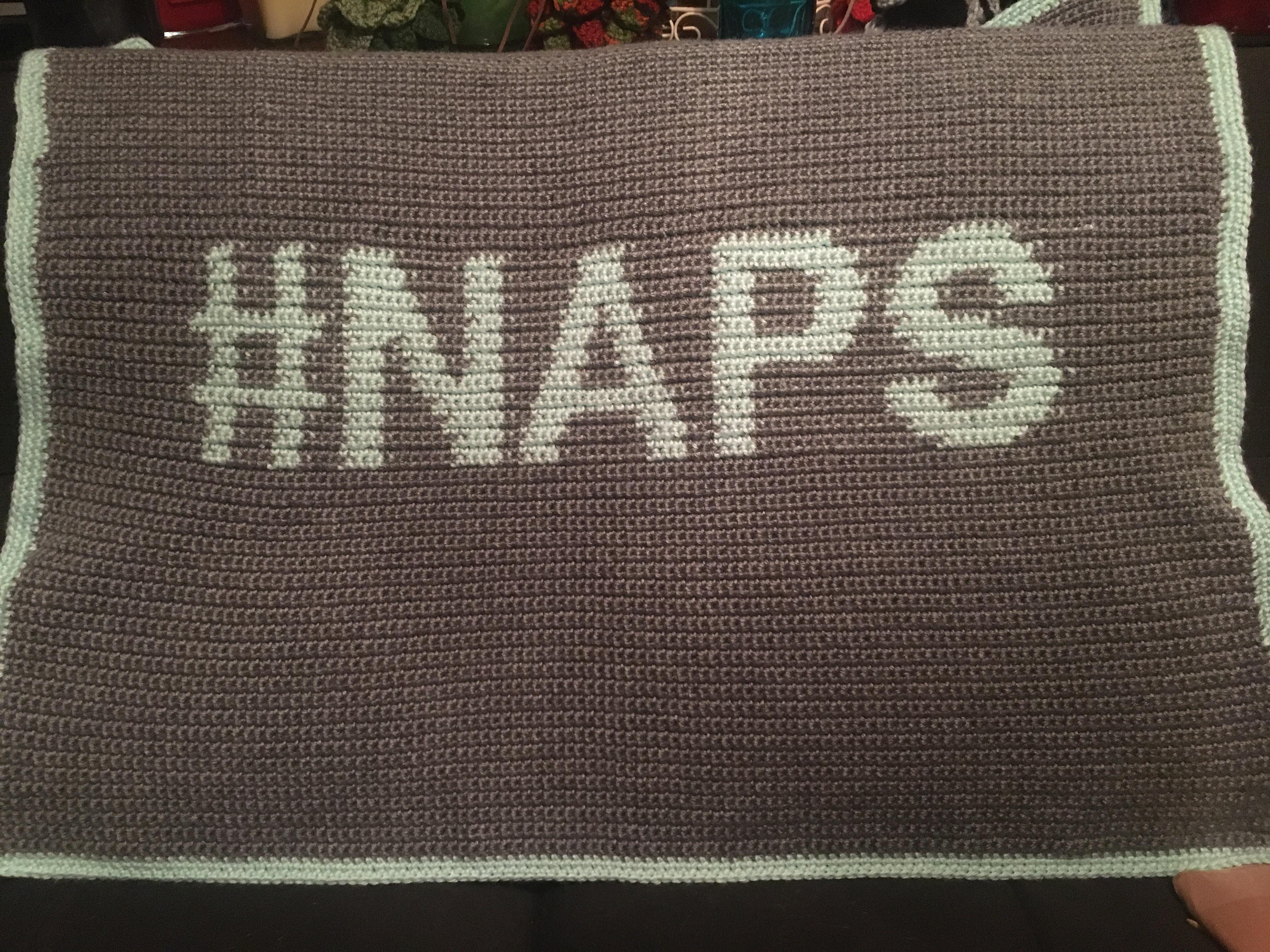 NAPS baby blanket for my cousin r/crochet