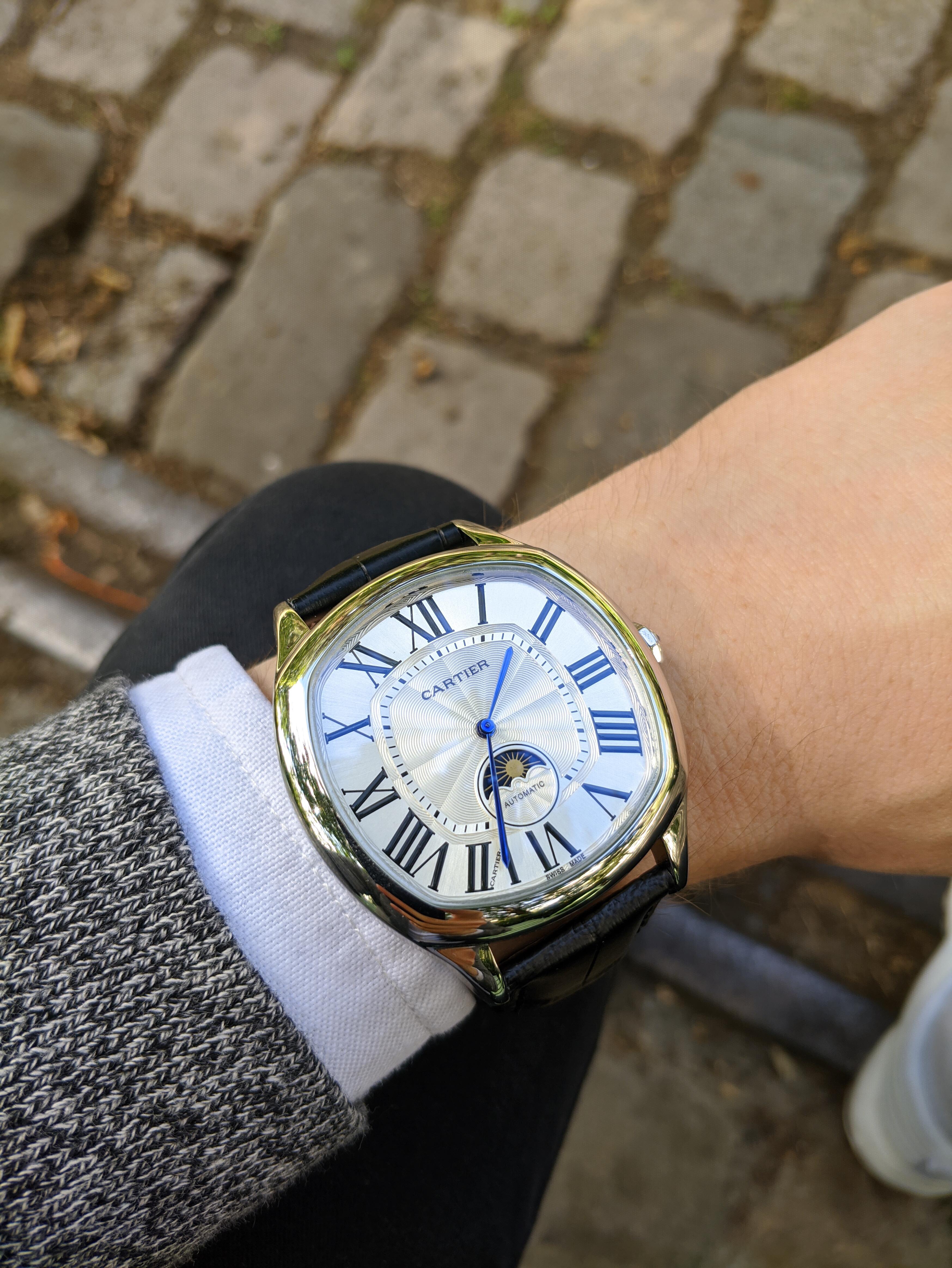 My first rep ! Drive Moonphase de Cartier DHGate Puretime r/ChinaTime