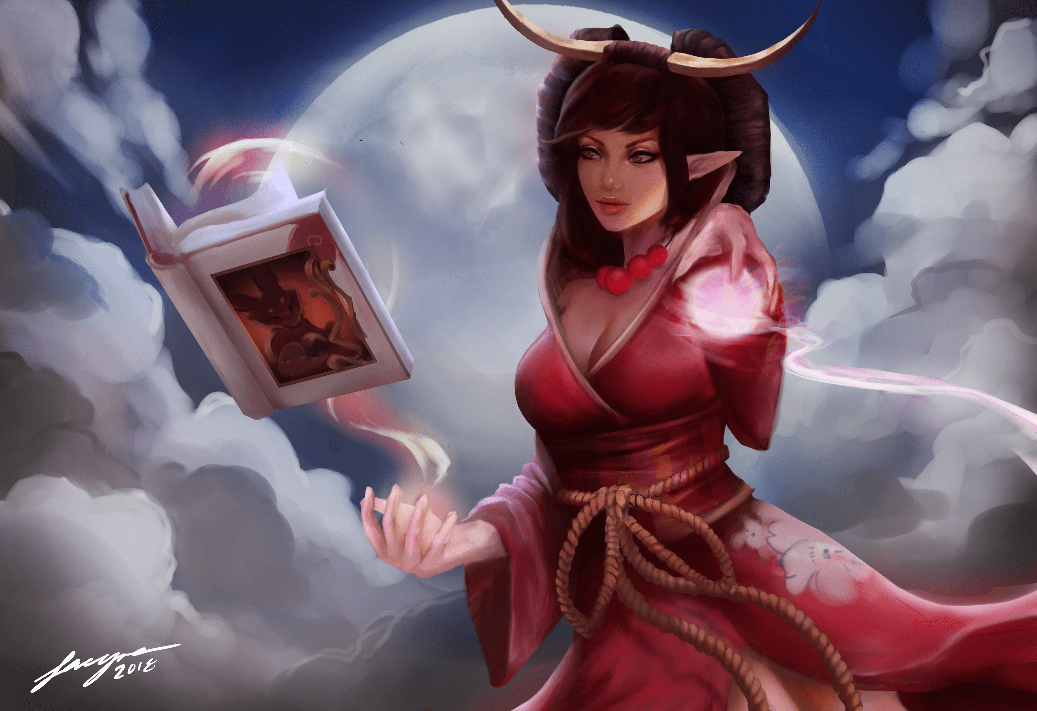 Moon Goddess Lyra (requested) vainglorygame