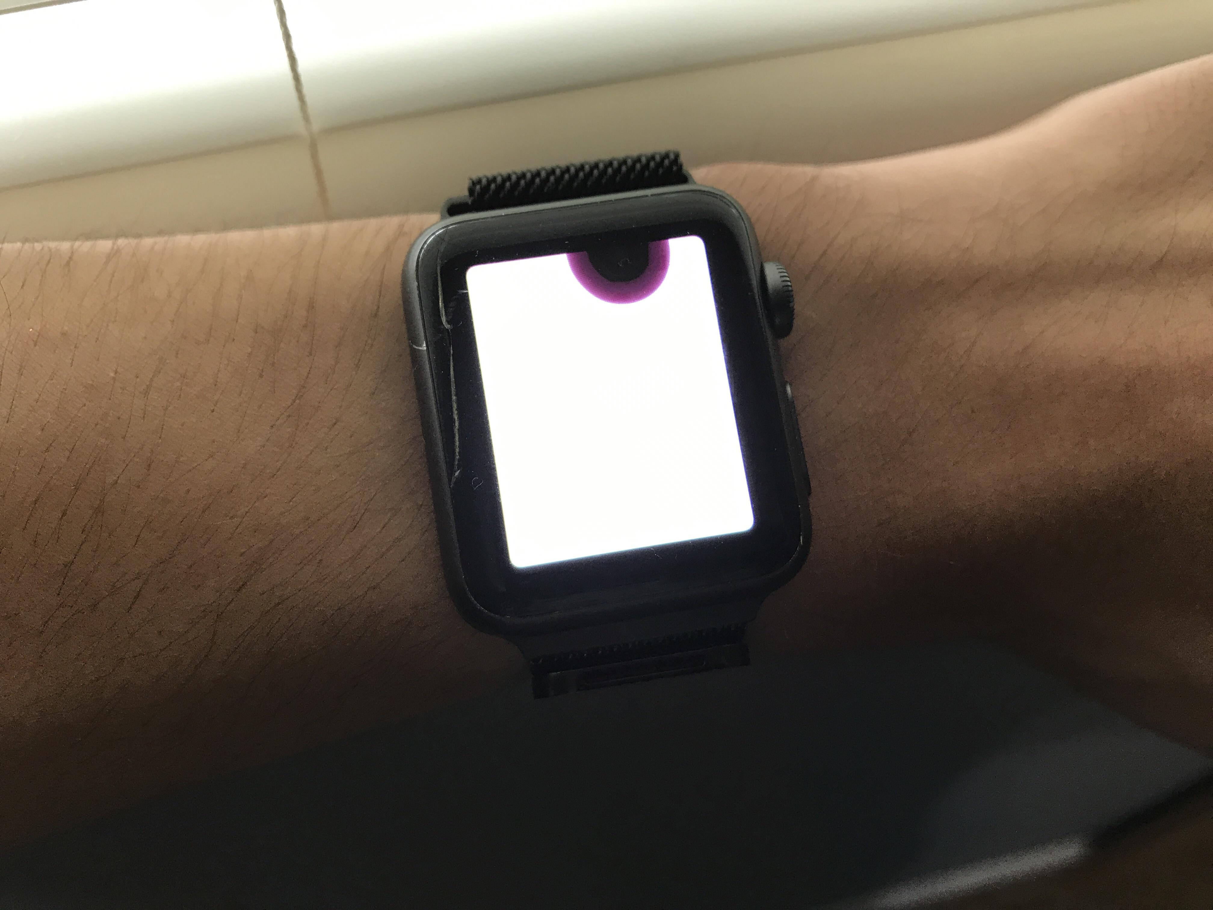 RIP Apple Watch S0 // Water damaged screen r/AppleWatch
