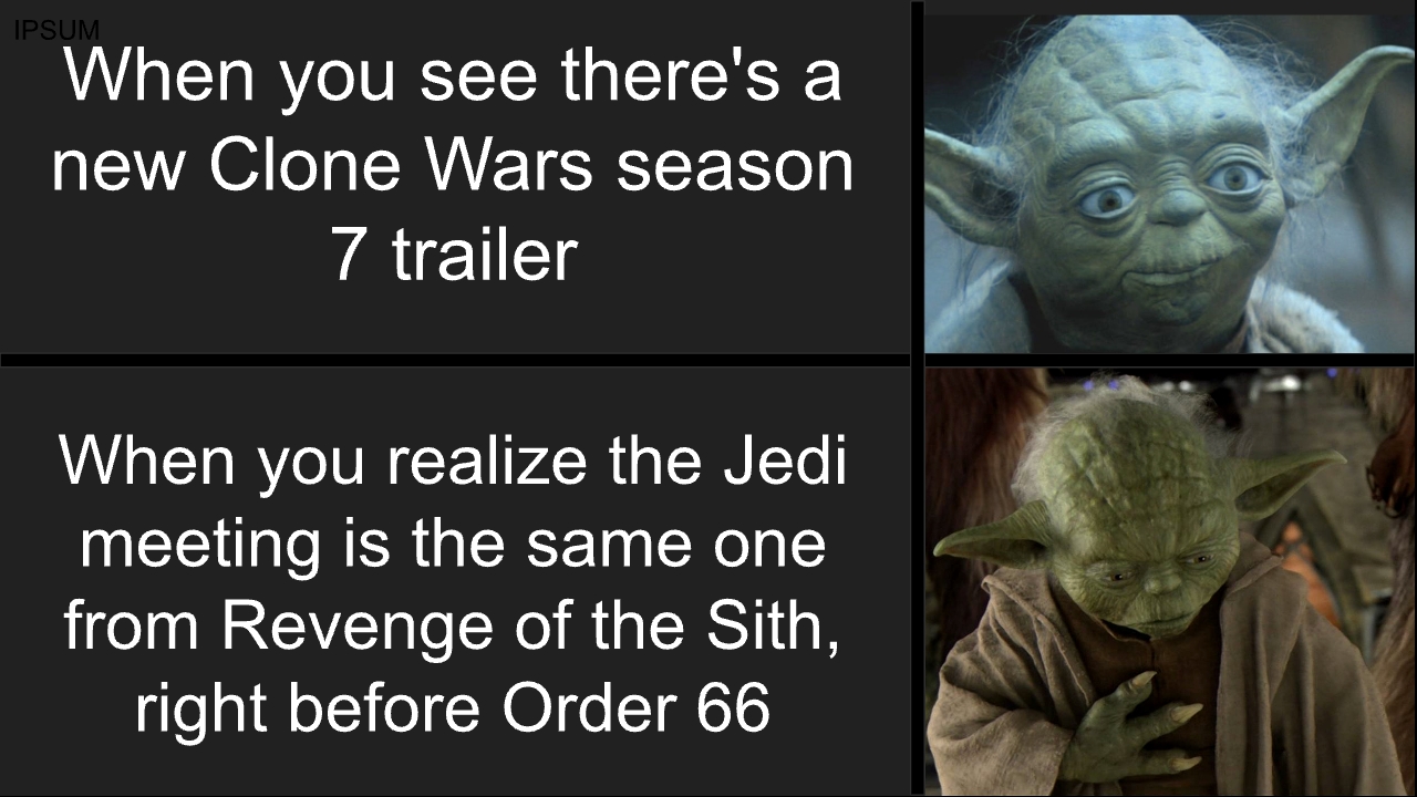 NEW CLONE WARS TRAILER! GET READY! PrequelMemes