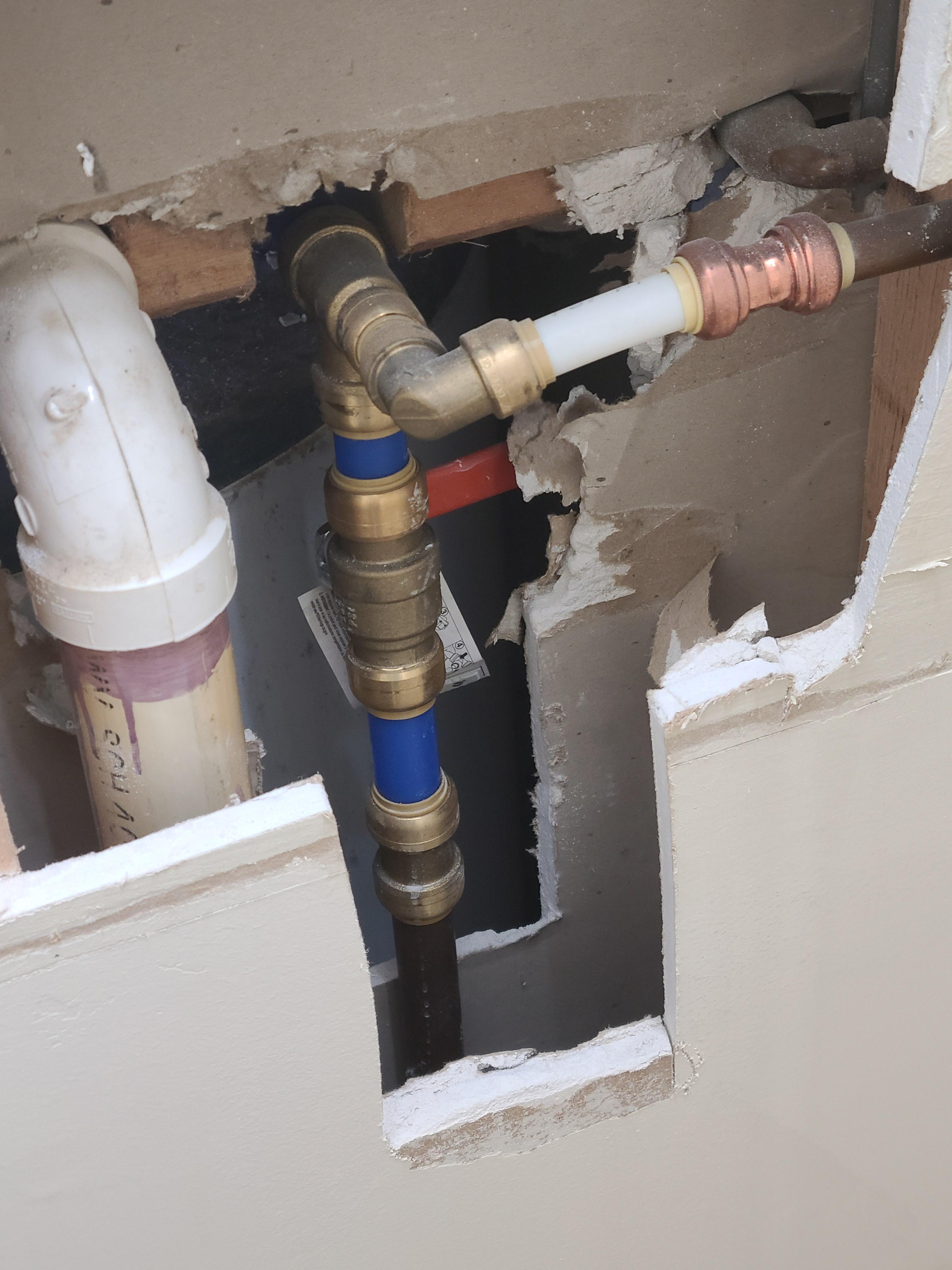 Shutoff to an apartment where I was replacing the shower valve today. Done by the apartments