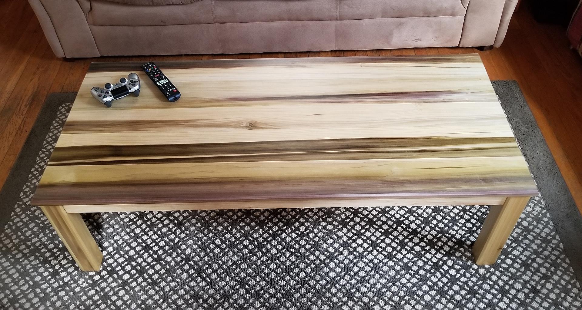 My first piece, a poplar coffee table r/woodworking