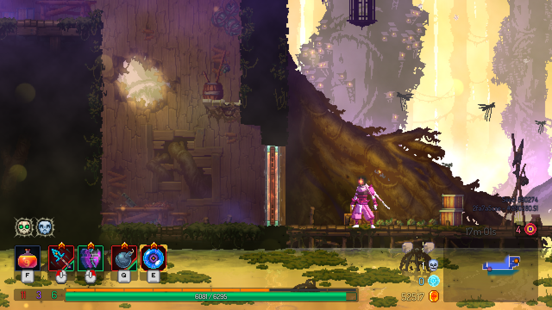 Bug If you use the Hunter's Grenade on the mini Tick but kill the