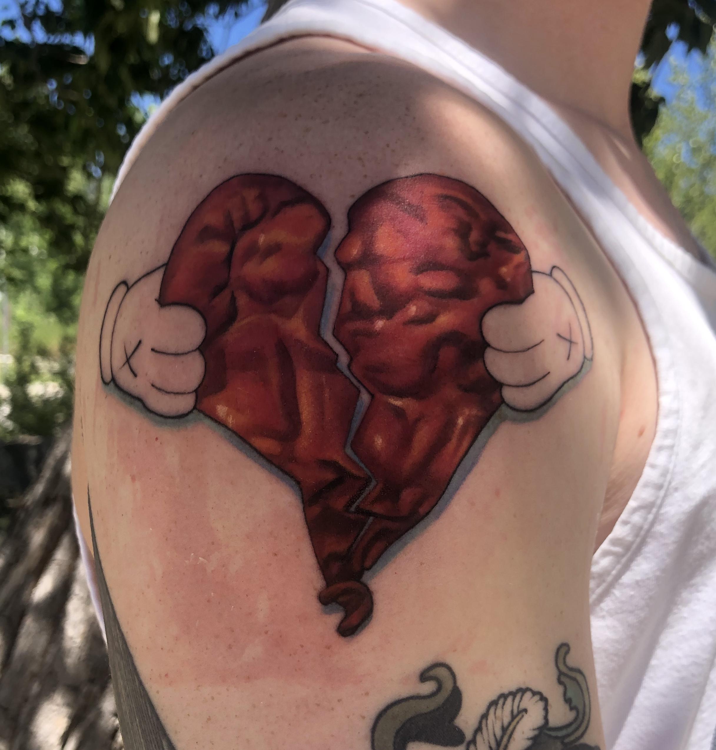 My new 808's & Heartbreak tattoo r/Kanye