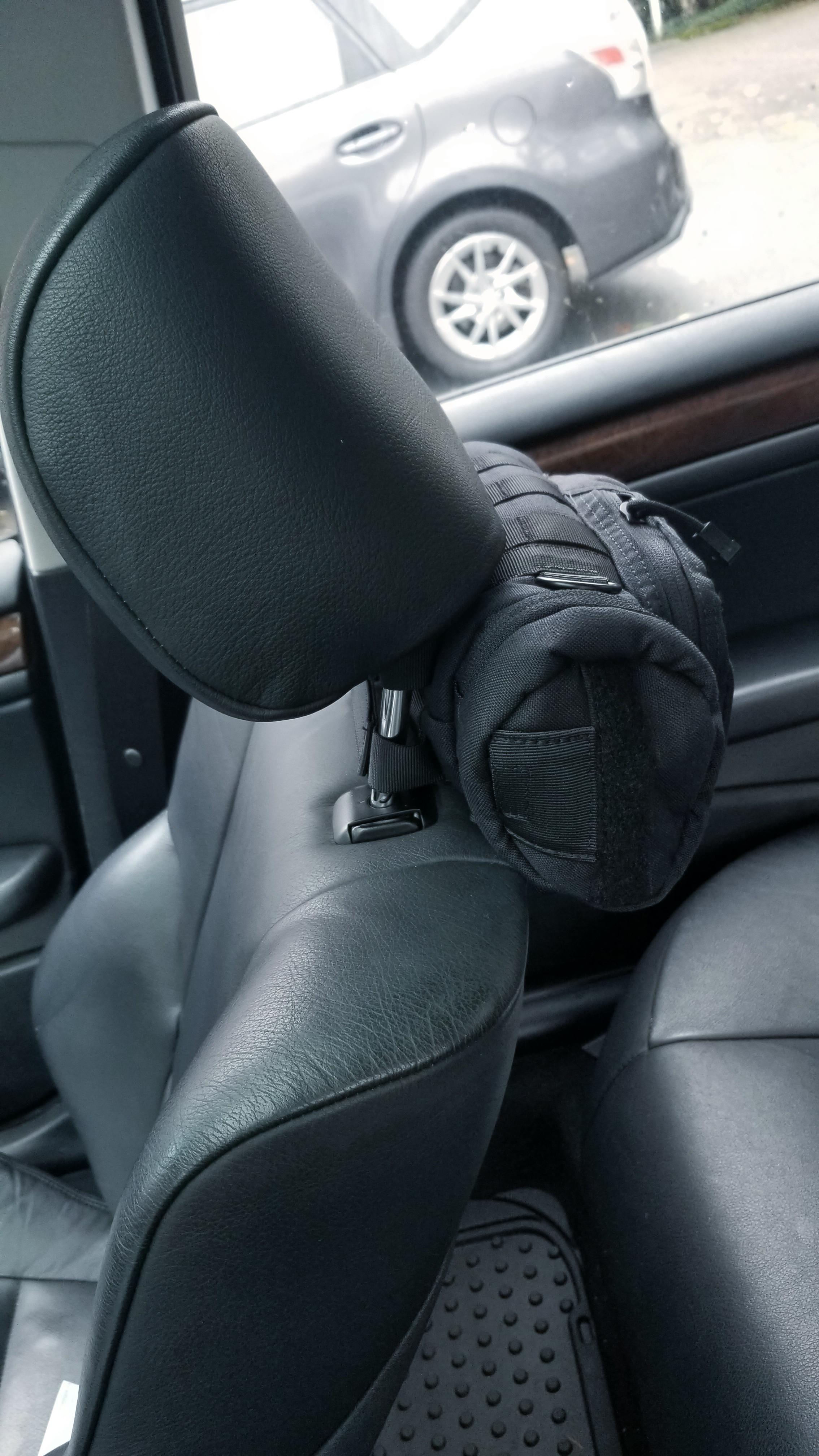 With no real center console this car doesn't have much room to store