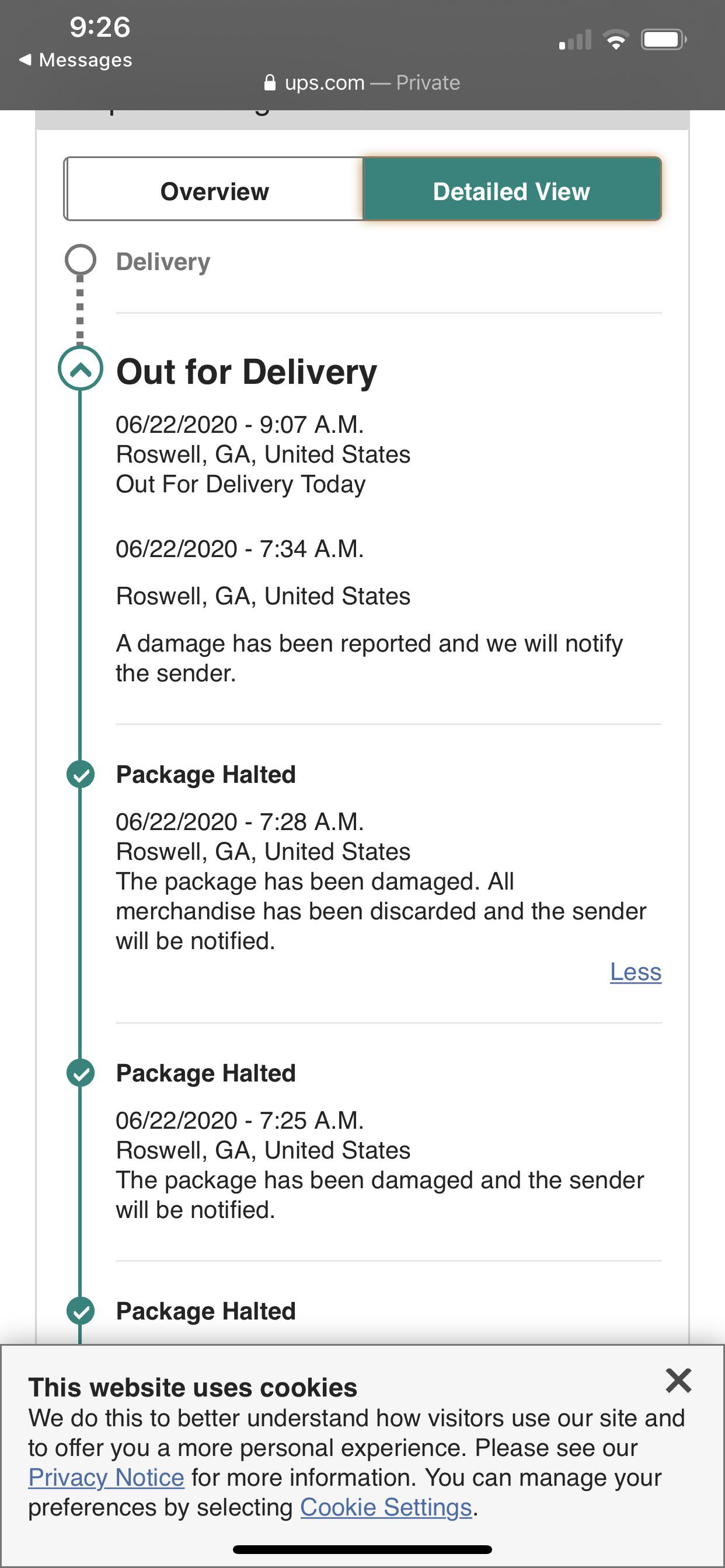 Does Ups Deliver Damaged Packages at Michelle Isakson blog