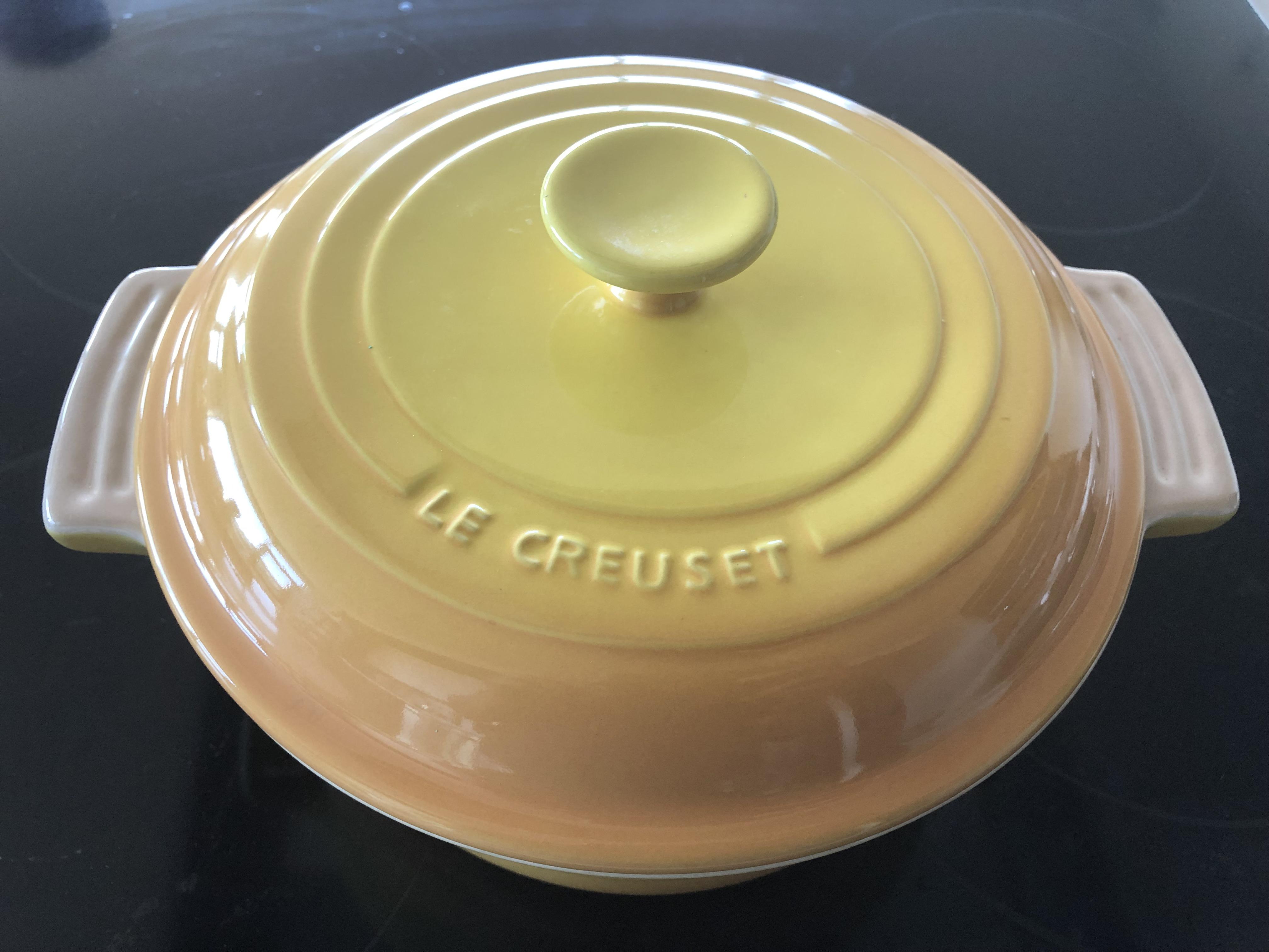 Le Creuset Dutch oven for 5. Found in Maryland. It matches my other