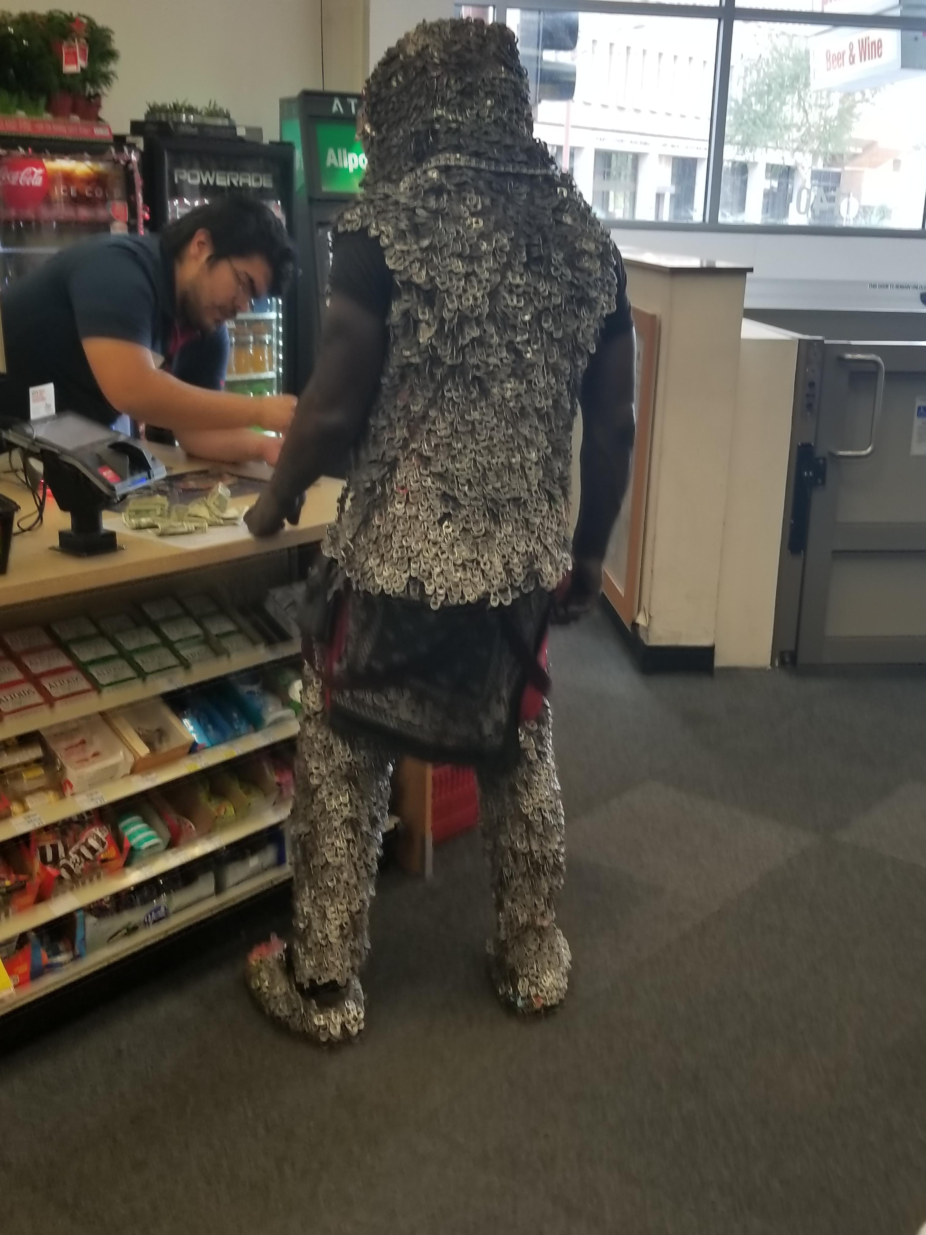 Armour made out of soda can tabs r/ATBGE
